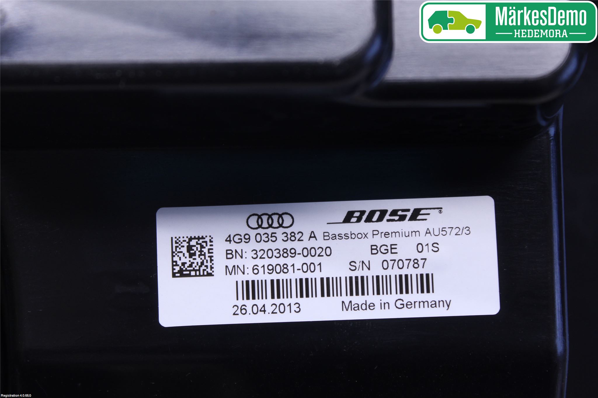 Audi A7/S7 4G 11-17 Högtalare