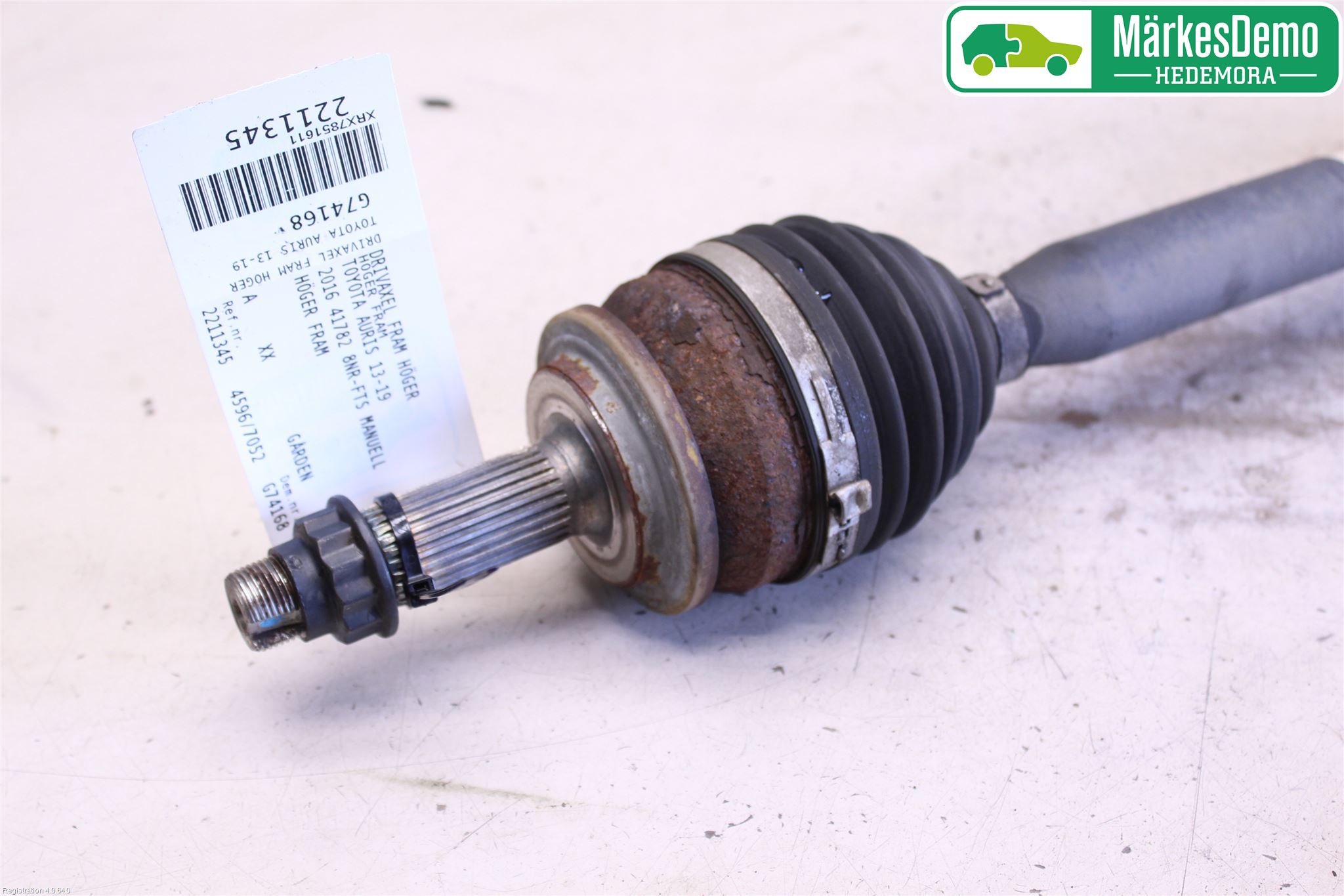 Toyota AURIS 13-19 Drivaxel Fram Höger