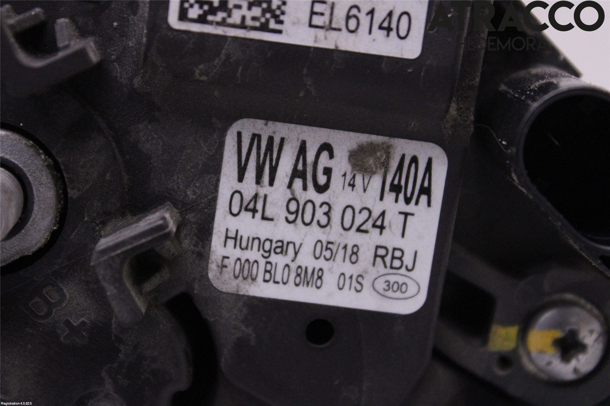 Volkswagen VW PASSAT 15-19 Generator