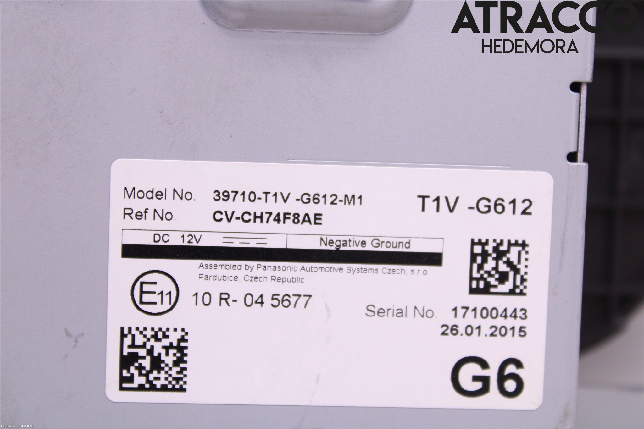 Honda CR-V 13-18 Multifunktionsdisplay