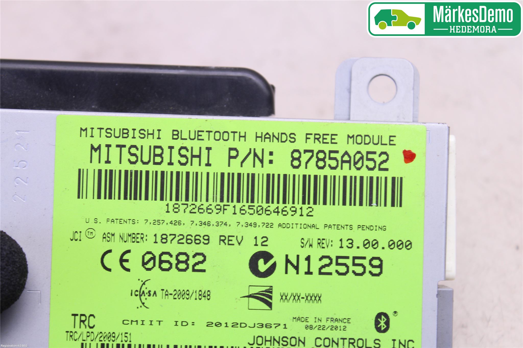 Mitsubishi OUTLANDER 13-21 Styrenhet Multimedia