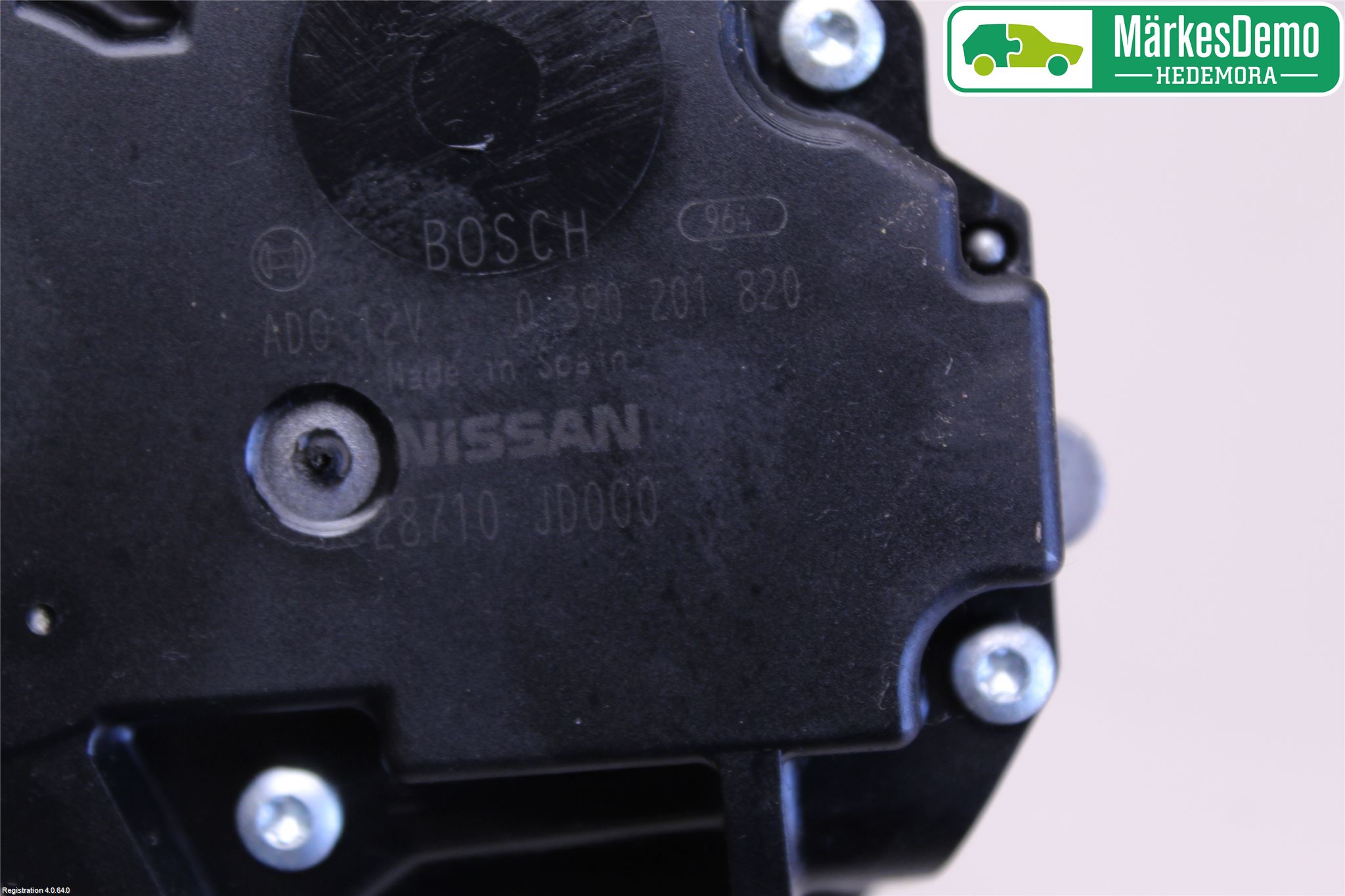 Nissan QASHQAI   07-10 Torkarmotor Baklucka