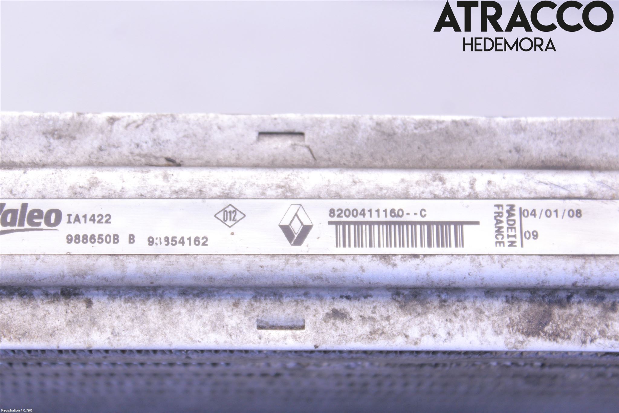 Opel VIVARO 01-14 Laddluft-Intercooler Kyl