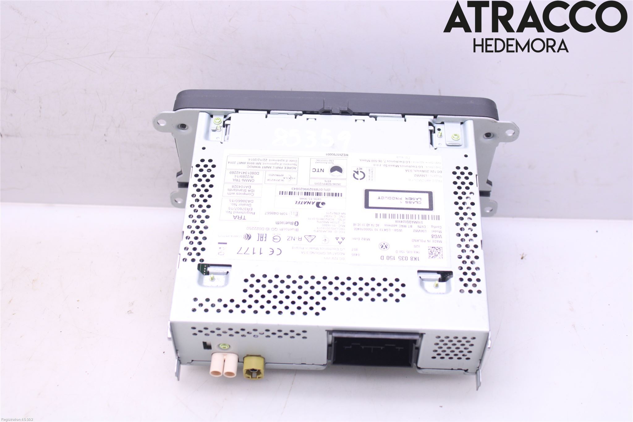 Volkswagen VW CADDY 16-20 Cd Radio - Multimediapanel