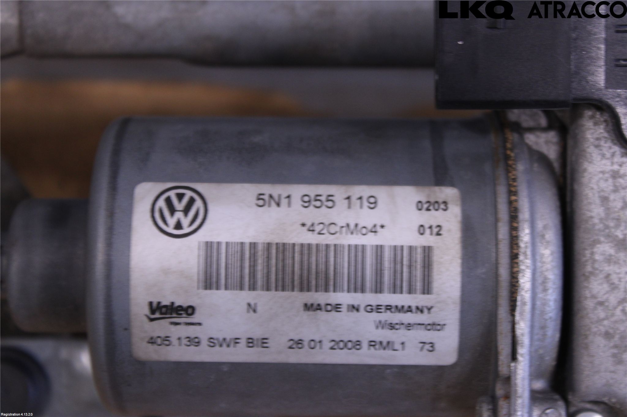 Volkswagen VW CADDY 16-20 Torkarmekanism Vindruta