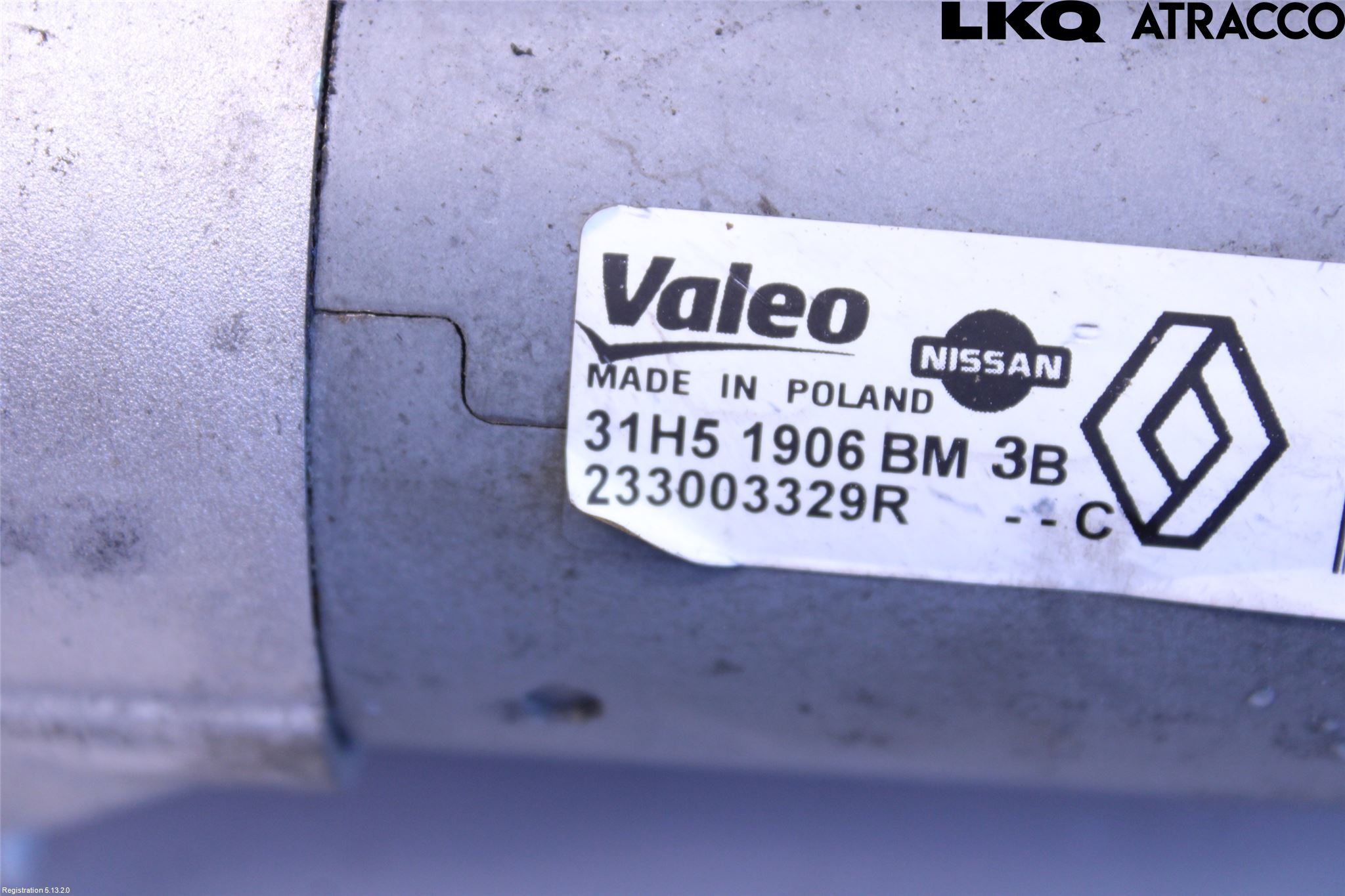 Renault KANGOO II 15-21 Startmotor Diesel