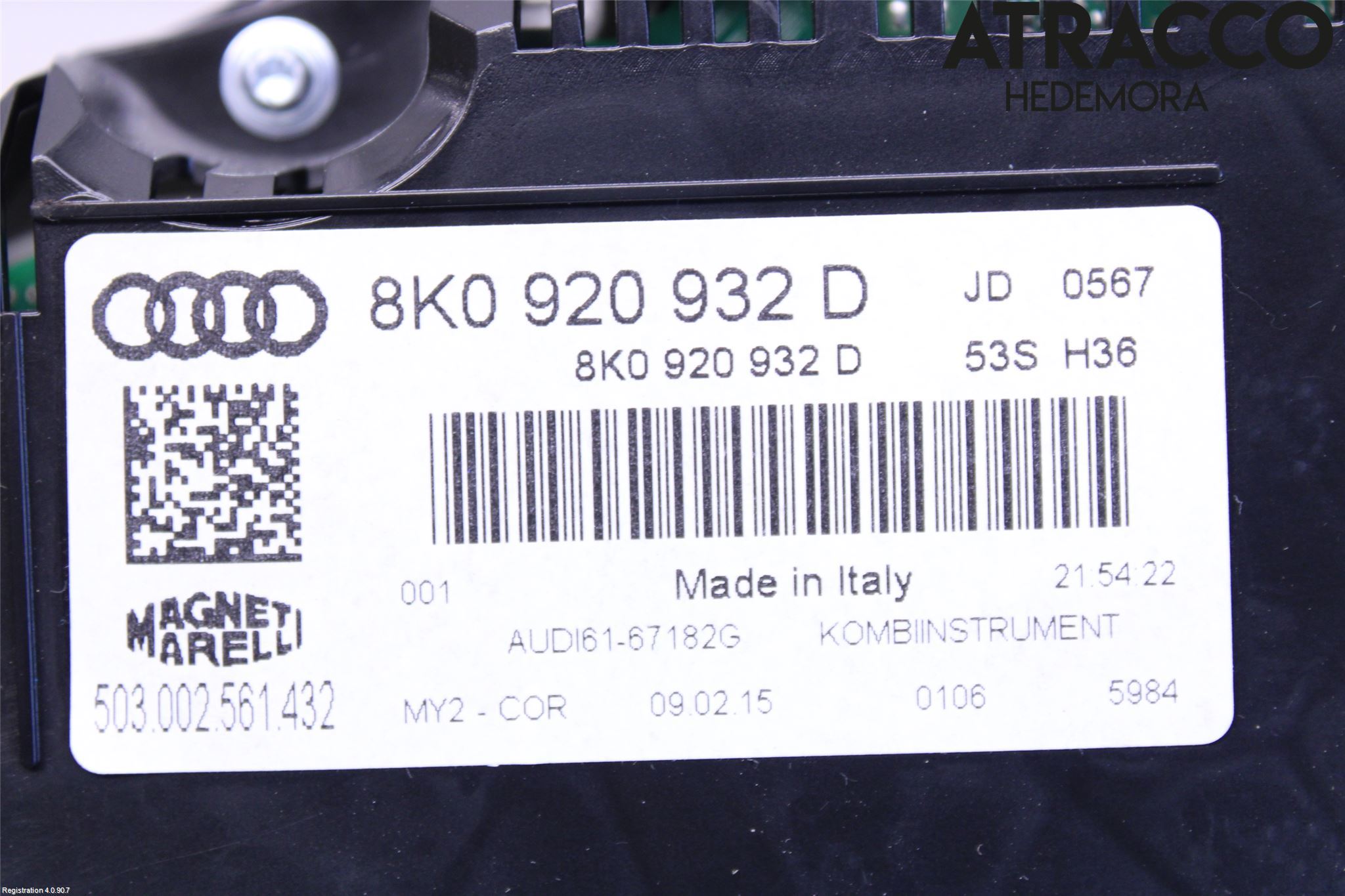 Audi A4 12-15 Instrument Komb