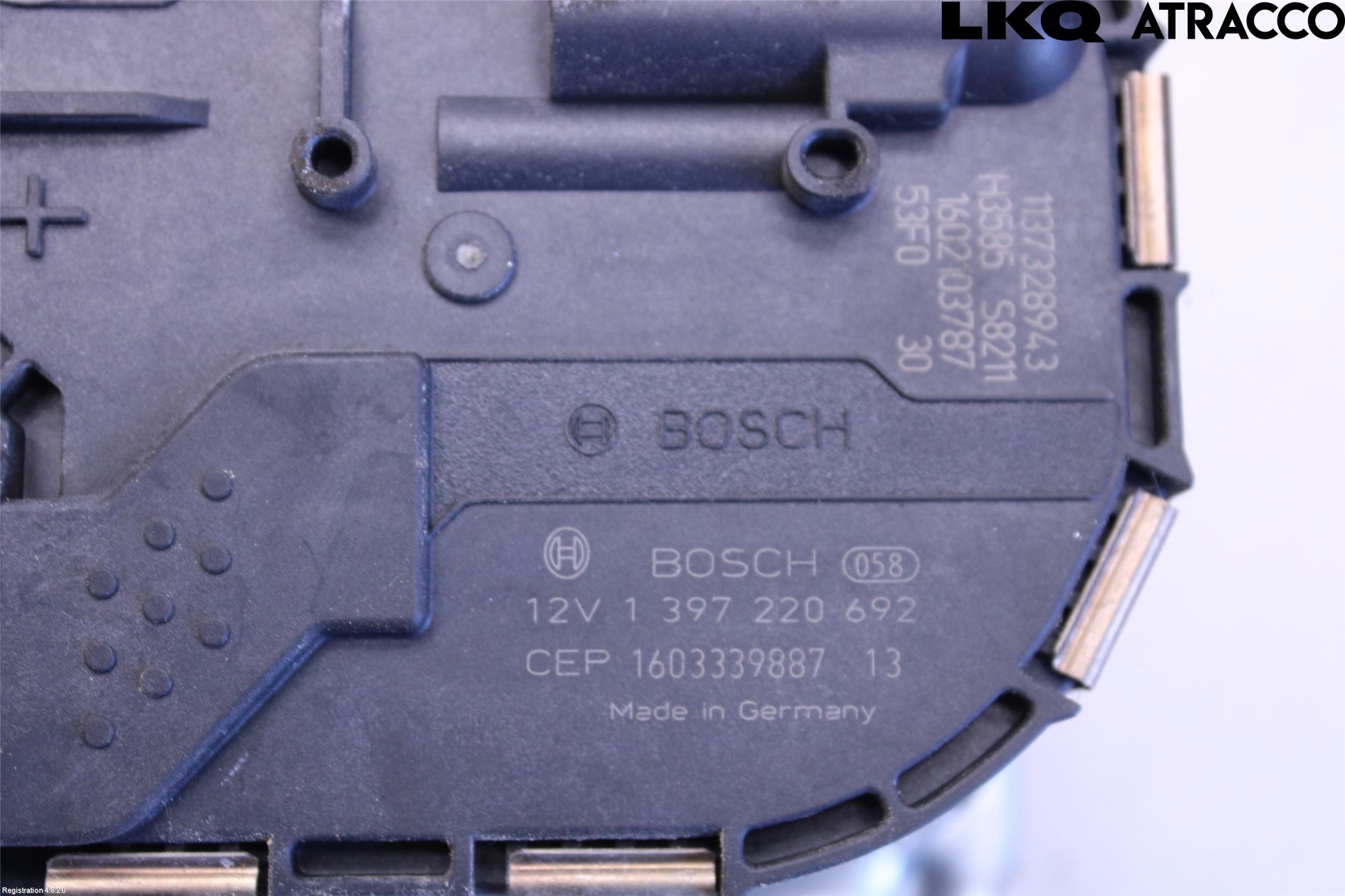 Audi A3/S3 8V 13-20 Torkarmotor Vindruta