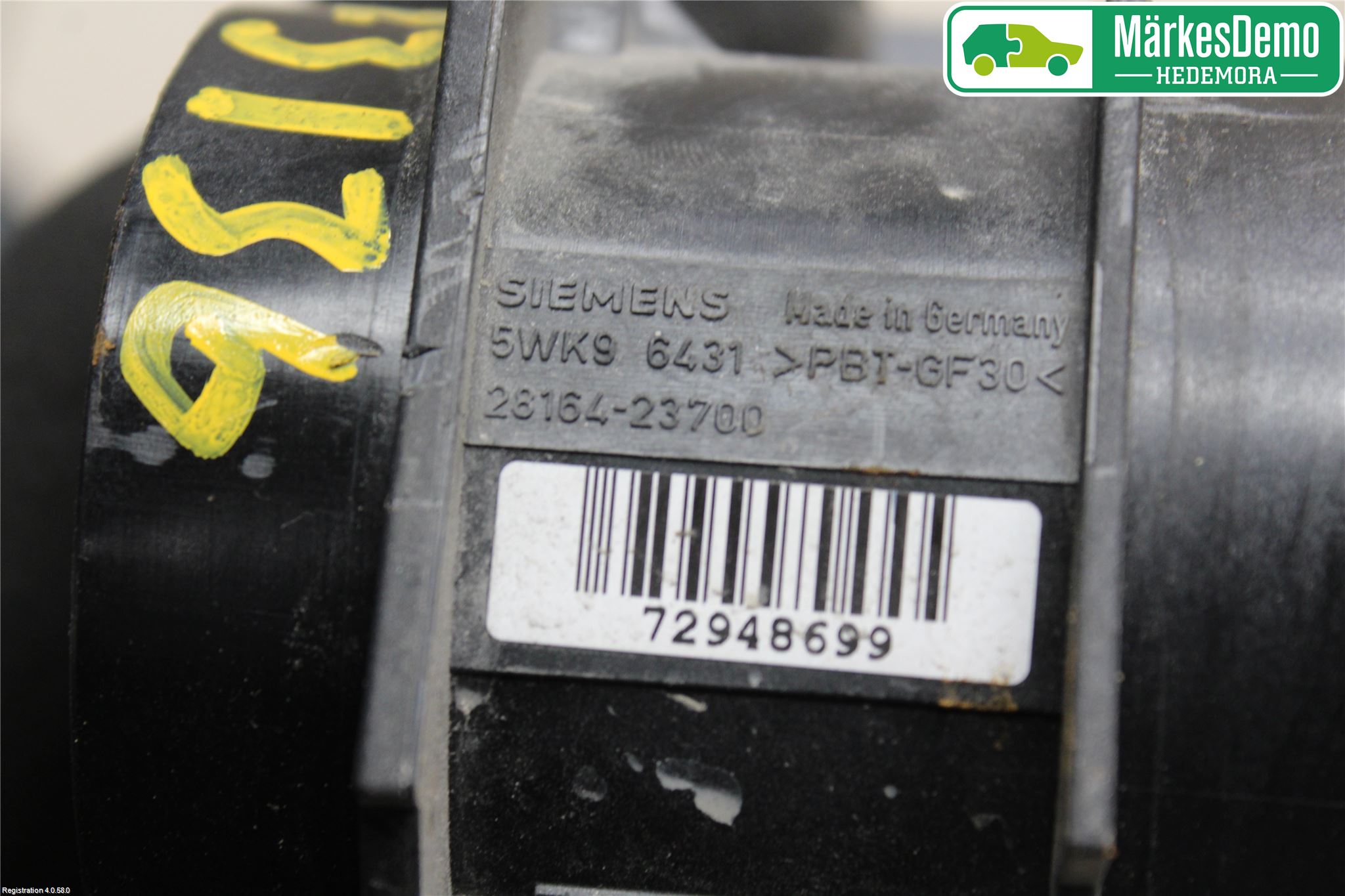 Kia SPORTAGE (JE) 05-10 Injluftmassamätare