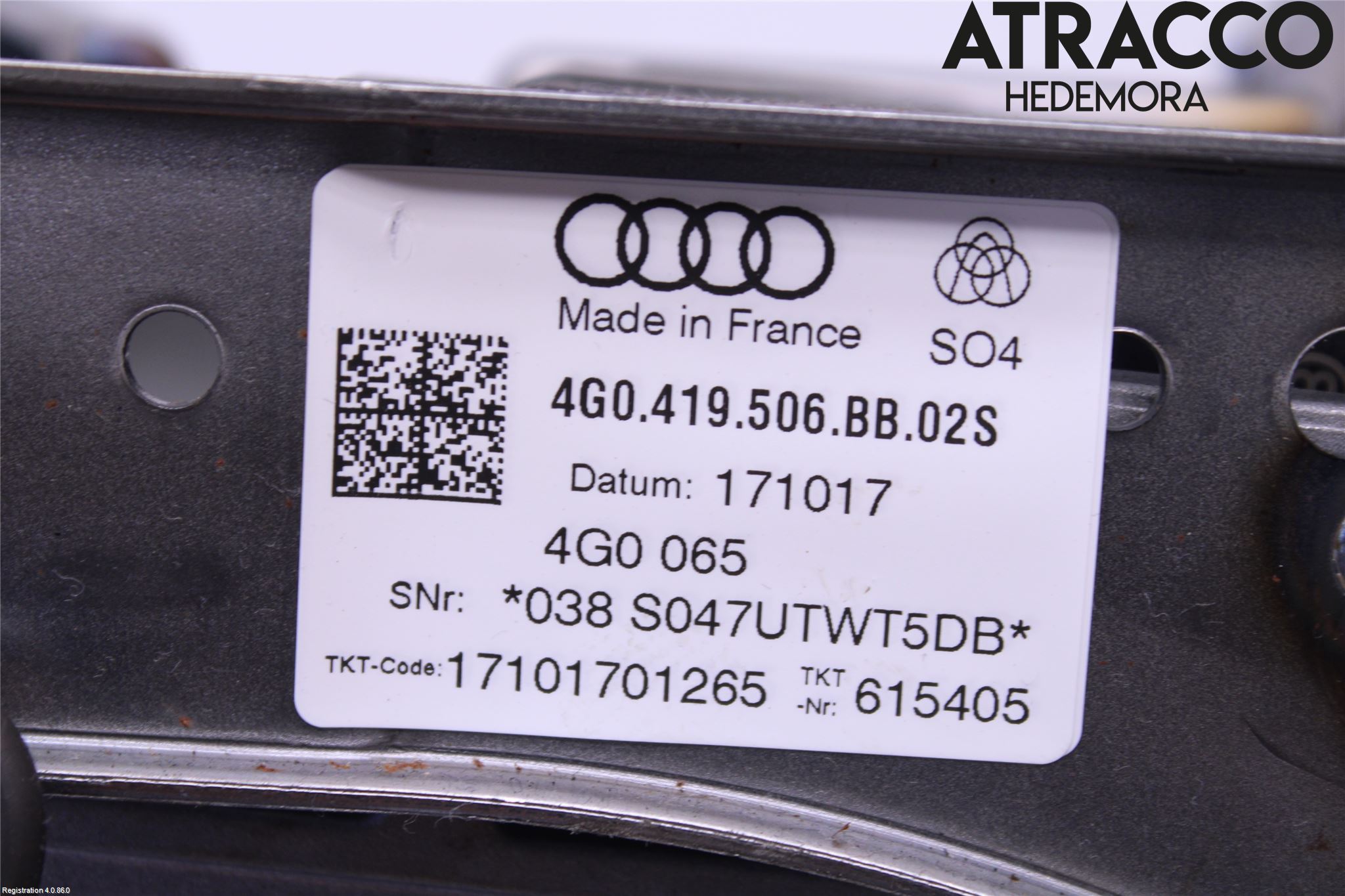 Audi A6/S6 4G 11-18 Rattaxelagg Justerbart