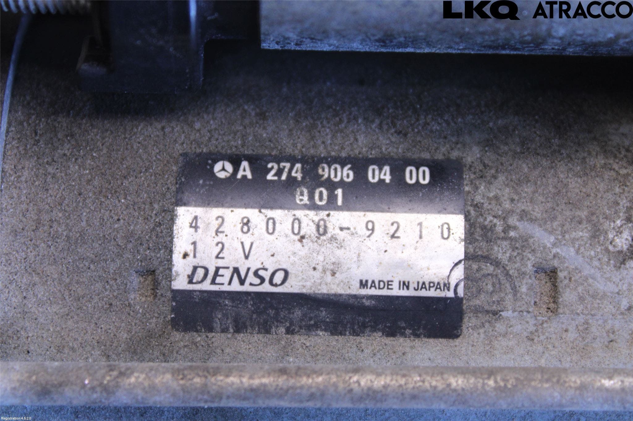 Mercedes-Benz MB C-KLASS (W204) 07-15 Startmotor