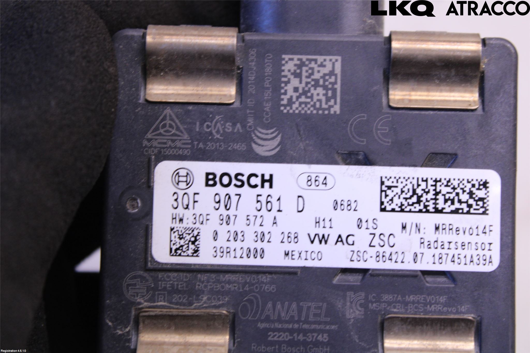 Volkswagen VW GOLF / E-GOLF VII 13-20 Sensor Adaptiv Farthållare