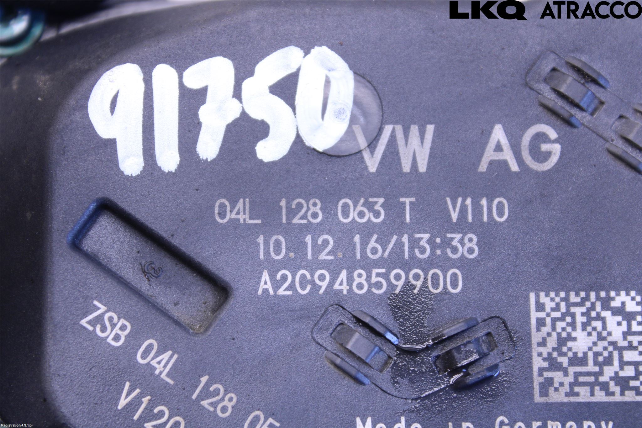 Audi A4/S4 B9 16-19 Injspjällhus