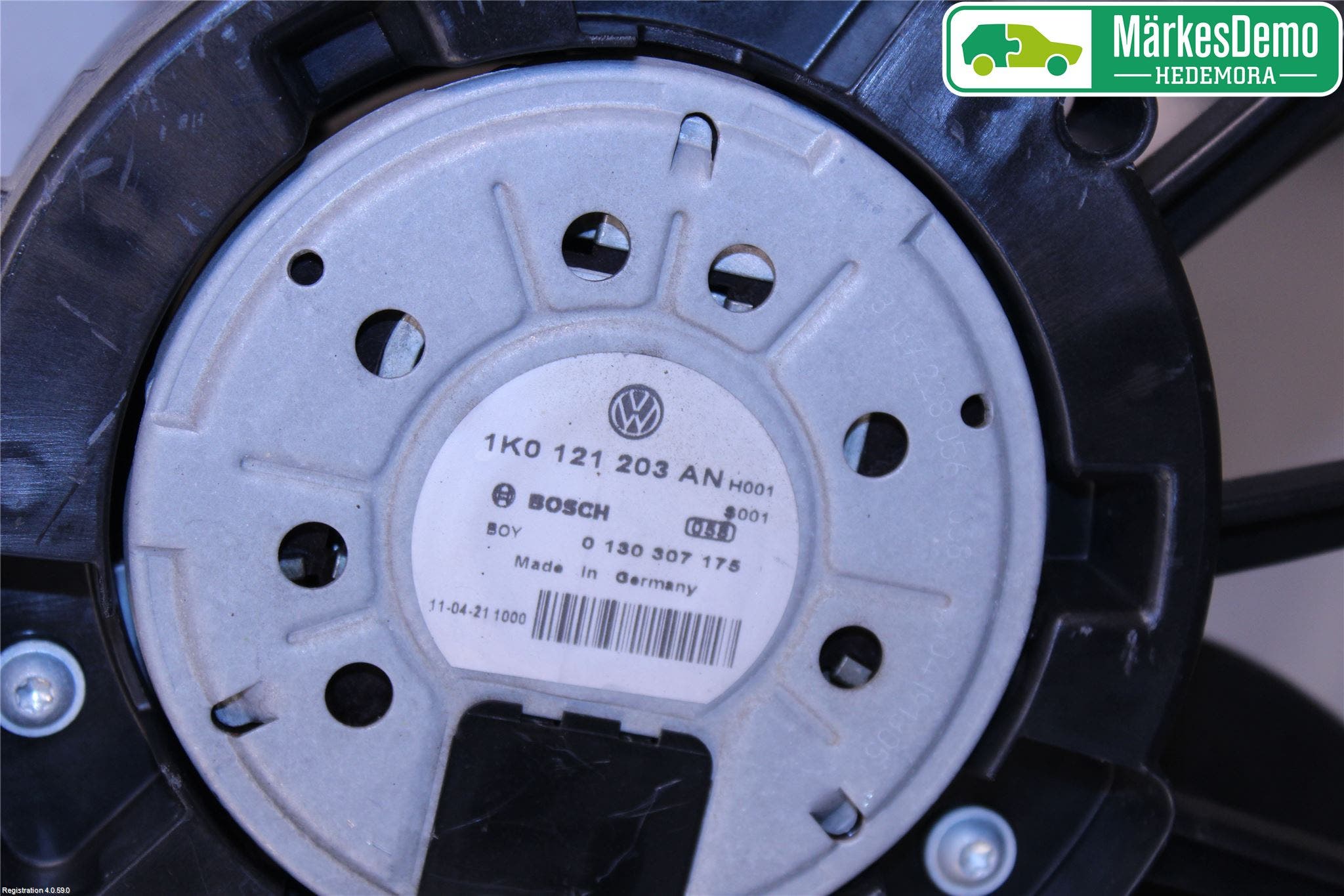 Volkswagen VW GOLF VI 09-13 Kylfläkt El