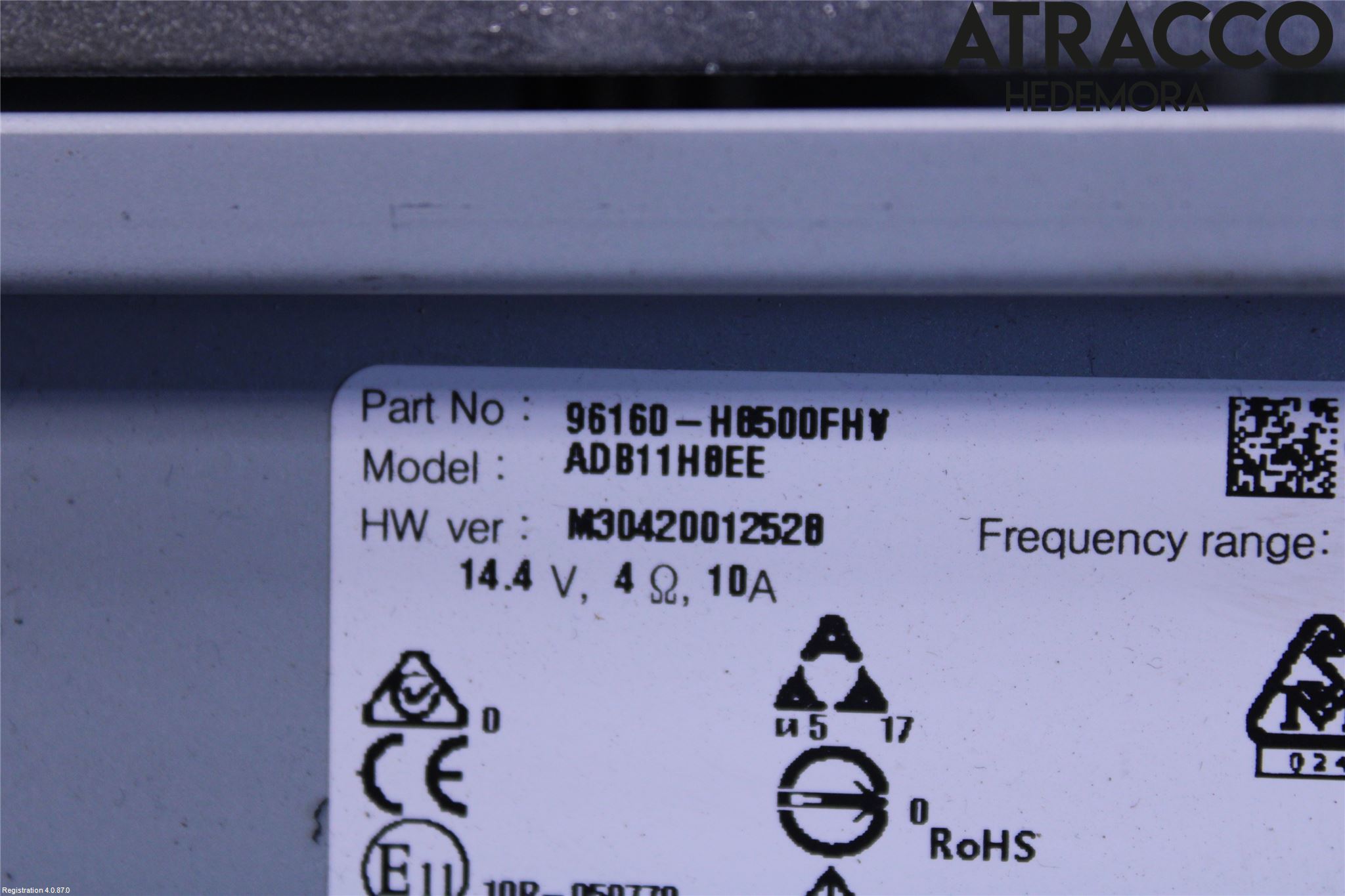 Kia RIO 17- Cd Radio - Multimediapanel