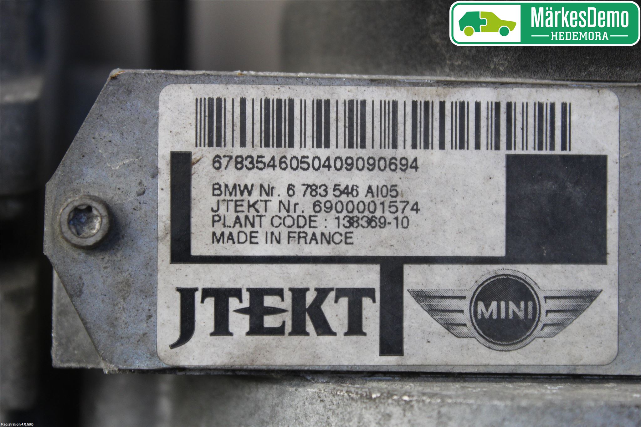 Mini CLUBMAN R55 06-14 Styrväxel Servo -Snäcka