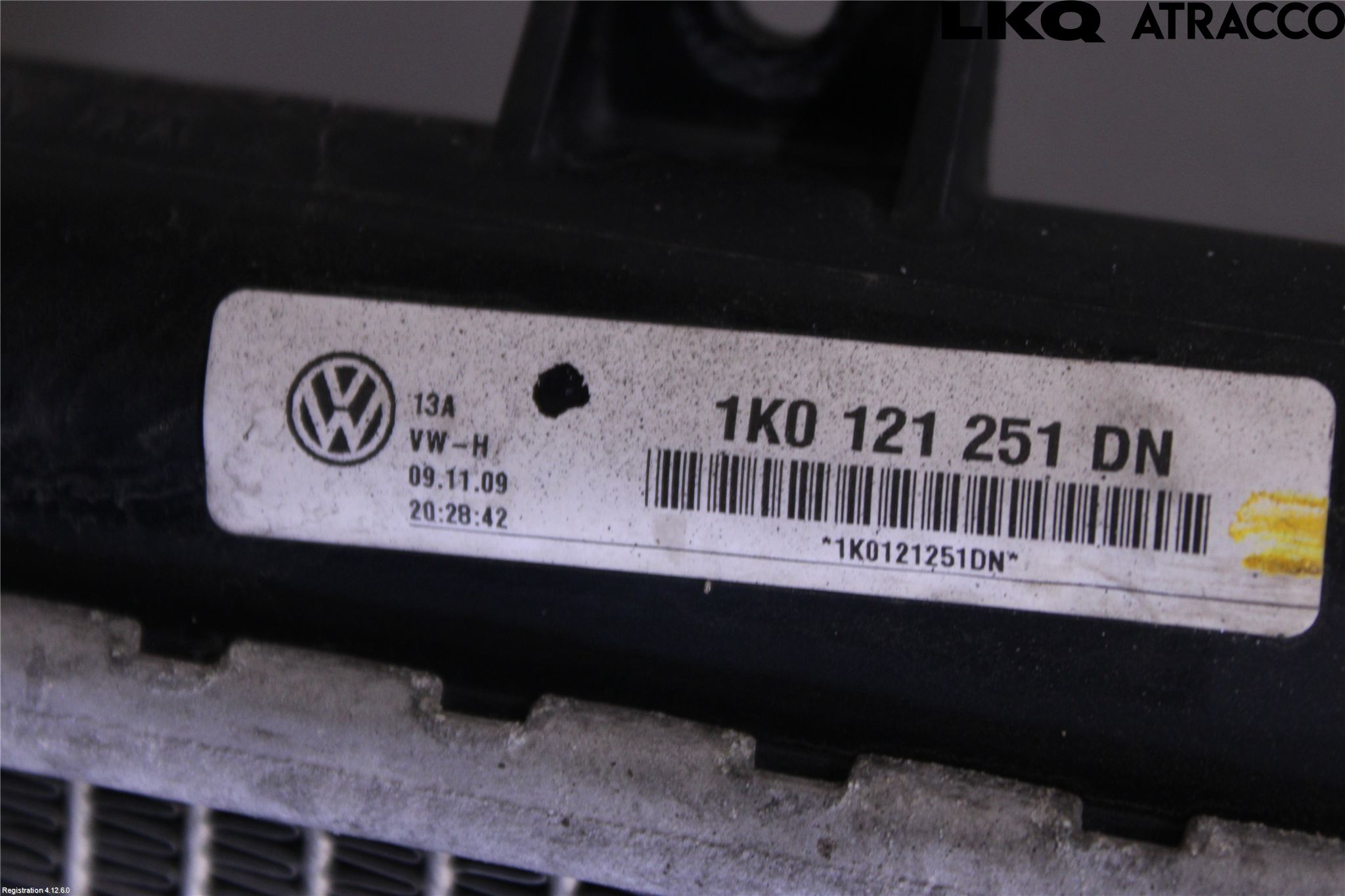 Volkswagen VW SCIROCCO 09-17 Kylare Man