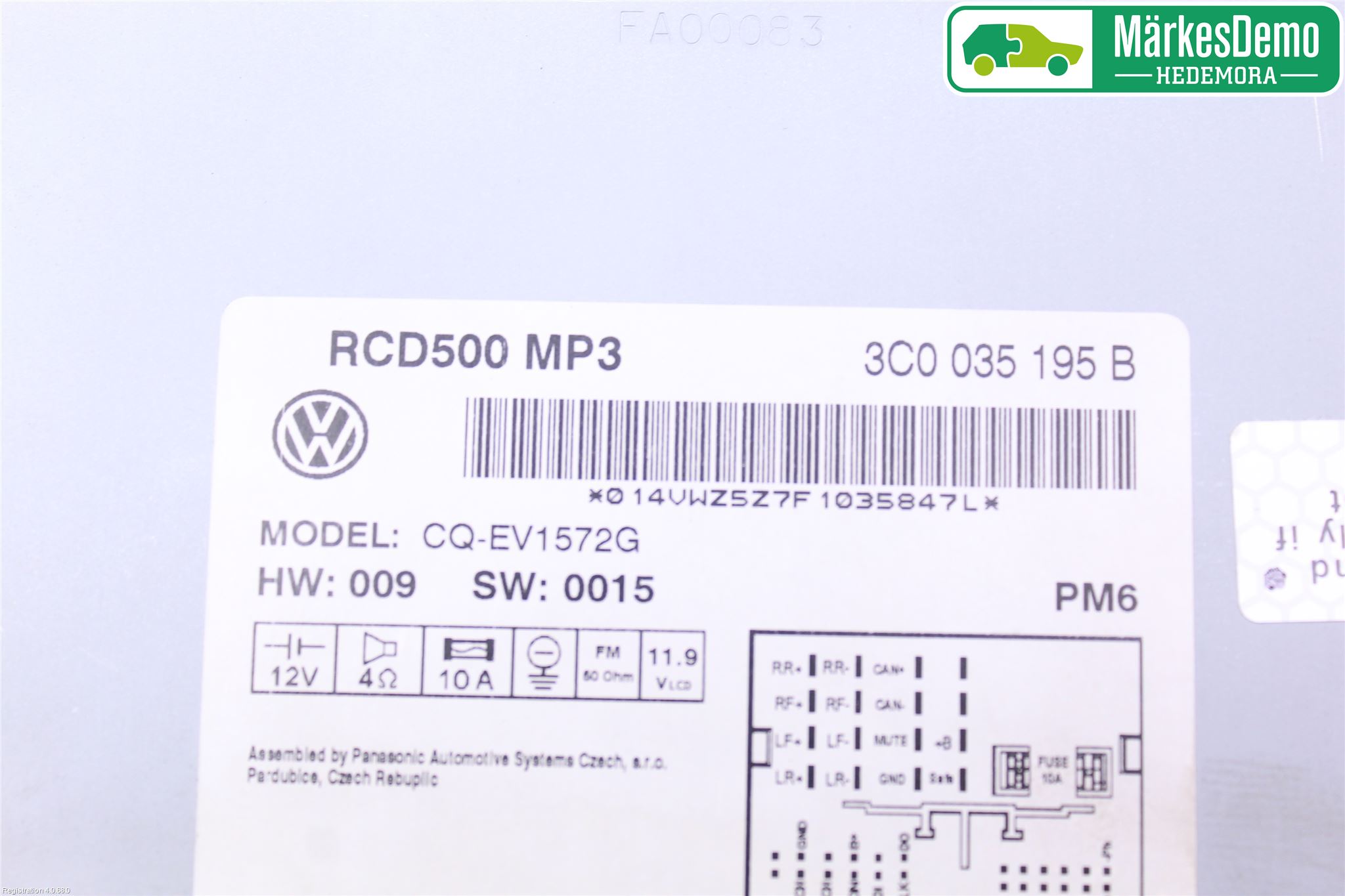 Volkswagen VW AMAROK 2H 10-22 Cd Radio - Multimediapanel