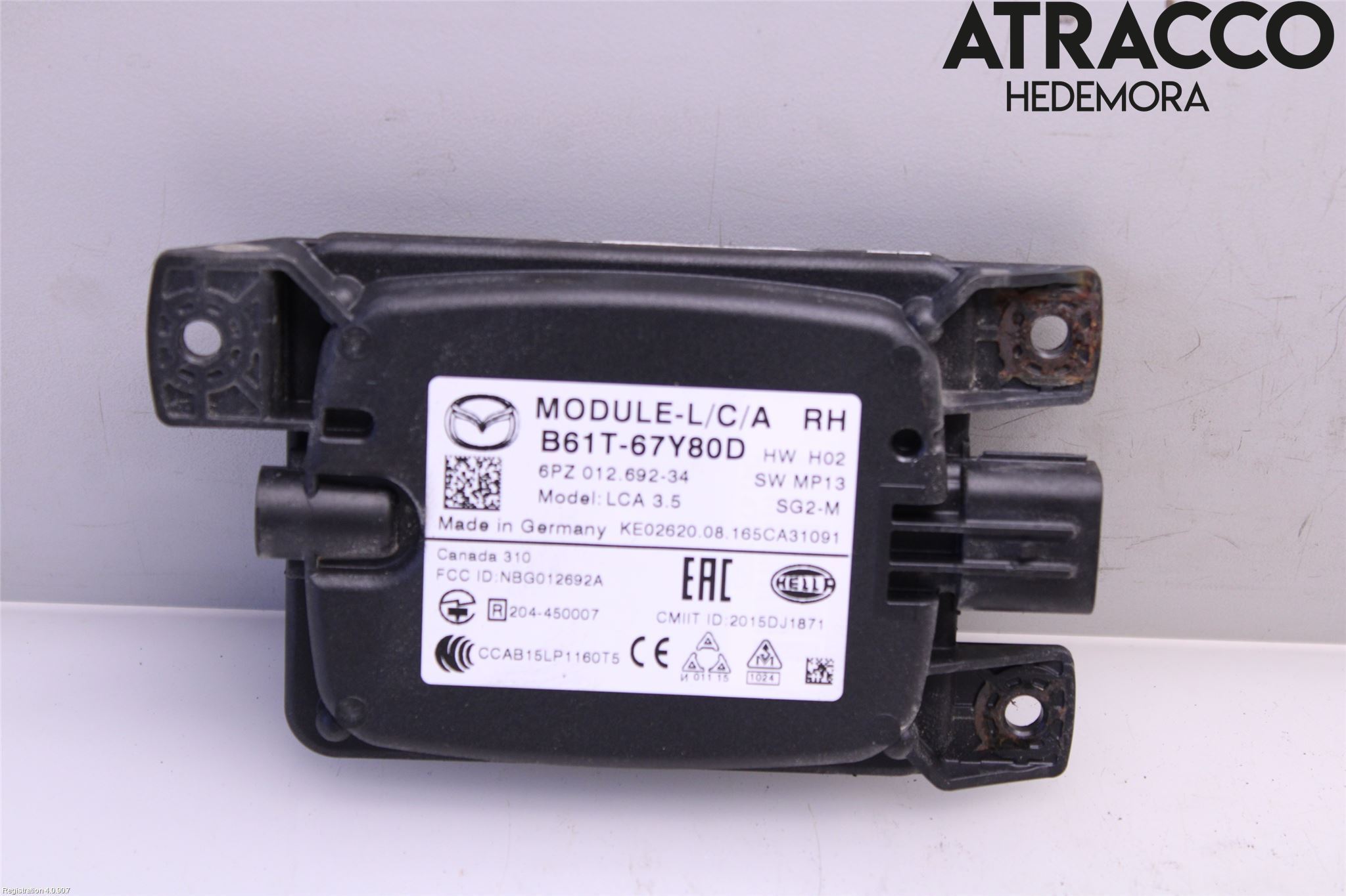 Mazda 3 III 14-19 Sensor Aktivt Kollisionsskydd