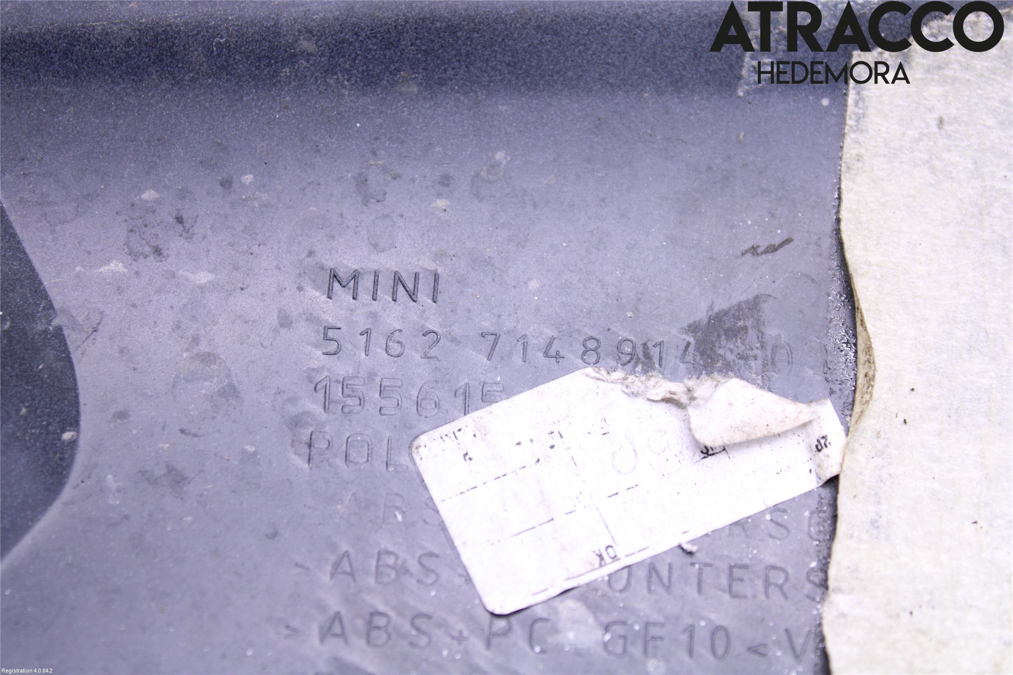 Mini COUPE R56 05-14 Spoiler Baklucka