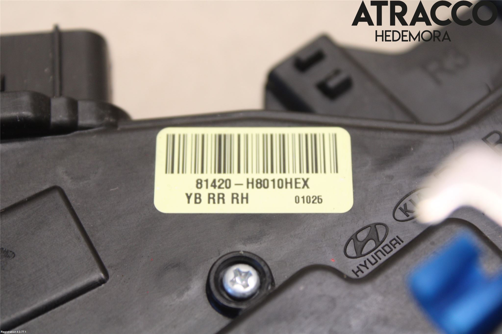 Kia RIO 17- Låskista-Dörrlås