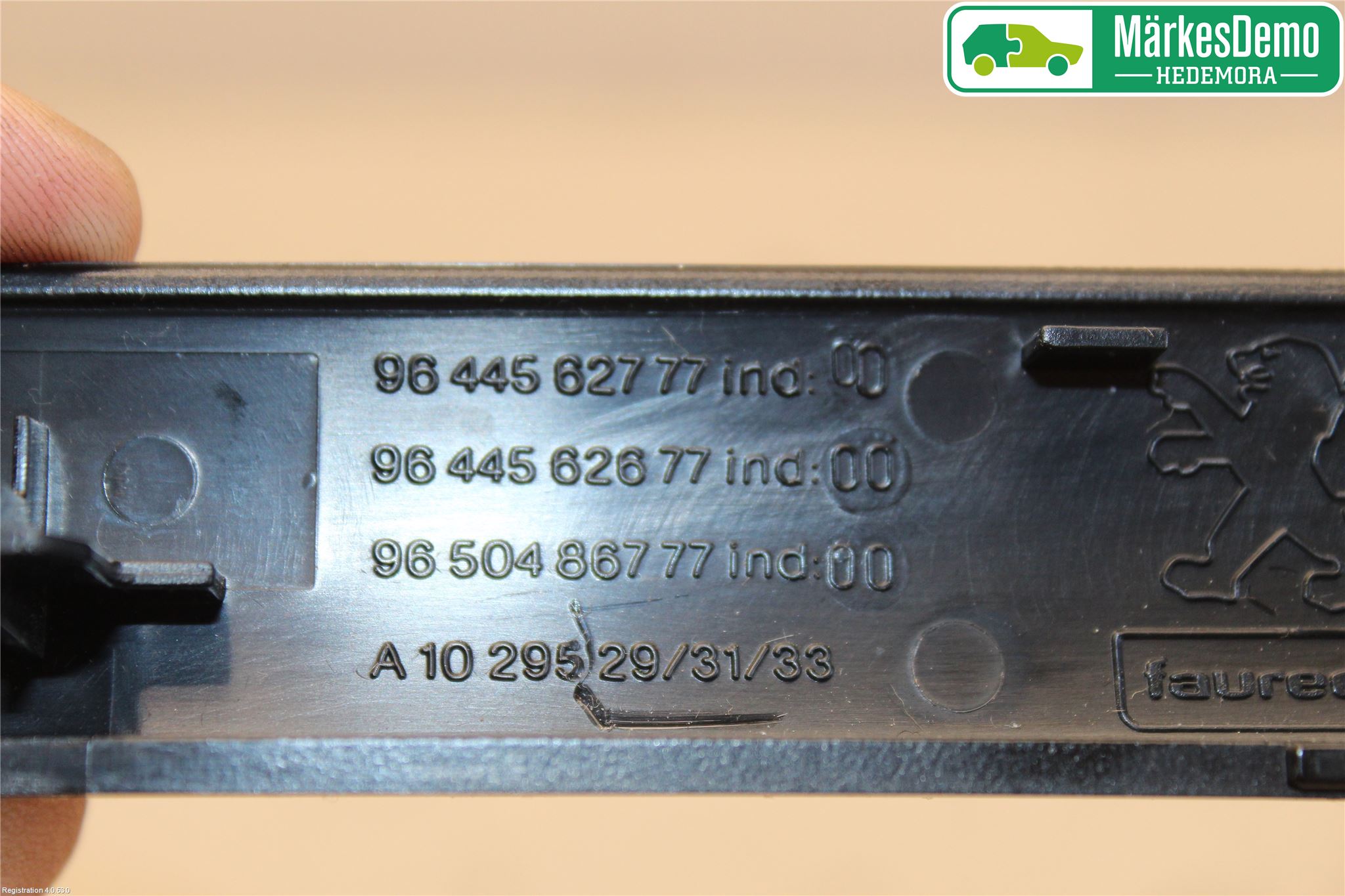 Peugeot 407 Instrumentbräda Inlägg-Dekorlist