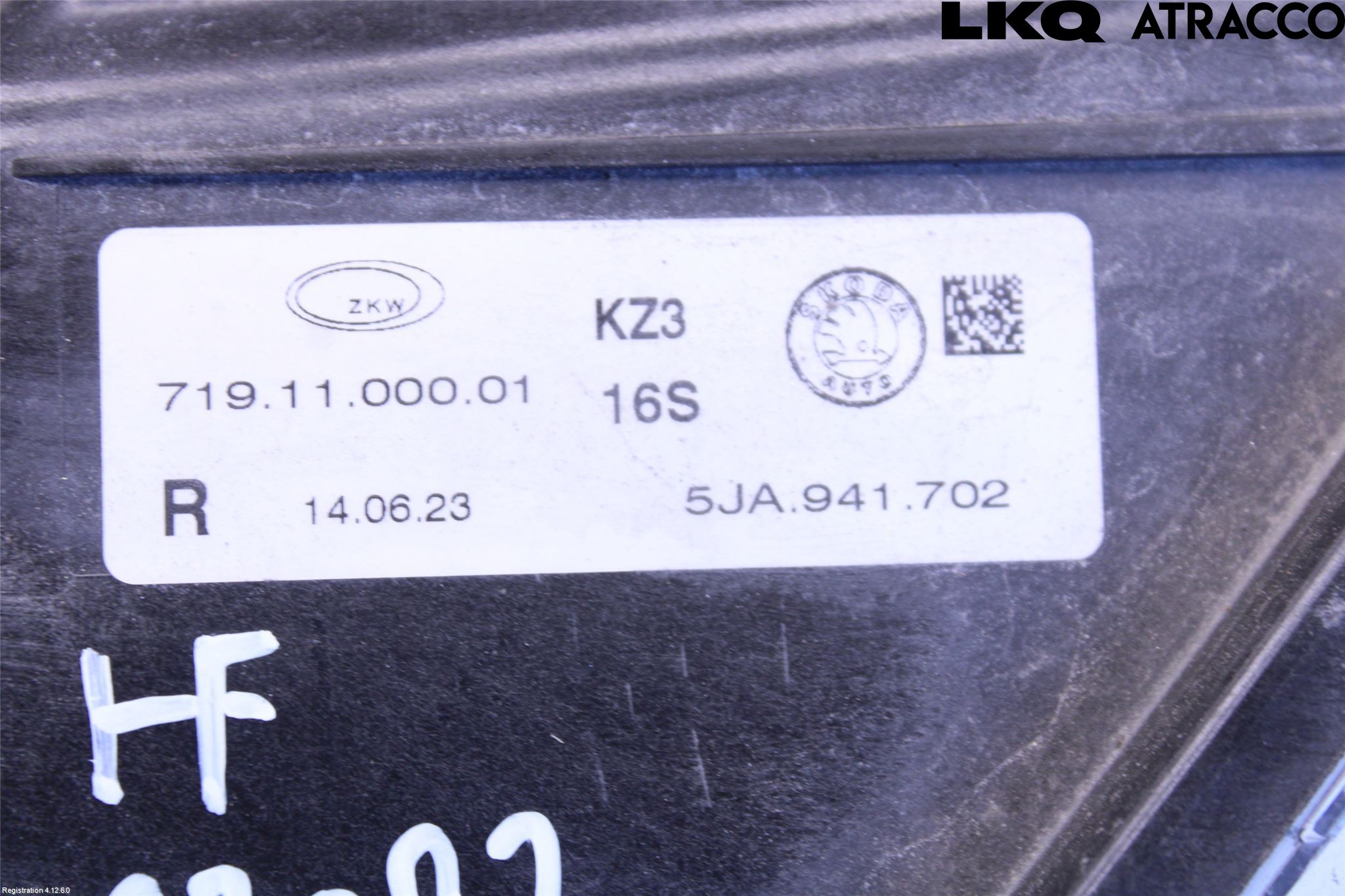 Skoda RAPID Dimljus-Varselljus Fram