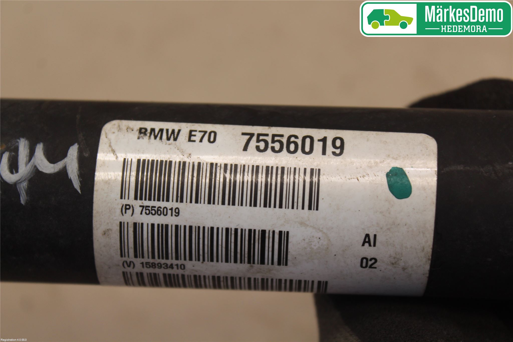 BMW X5 E70 07-13 Mellanaxel Främre 4Wd