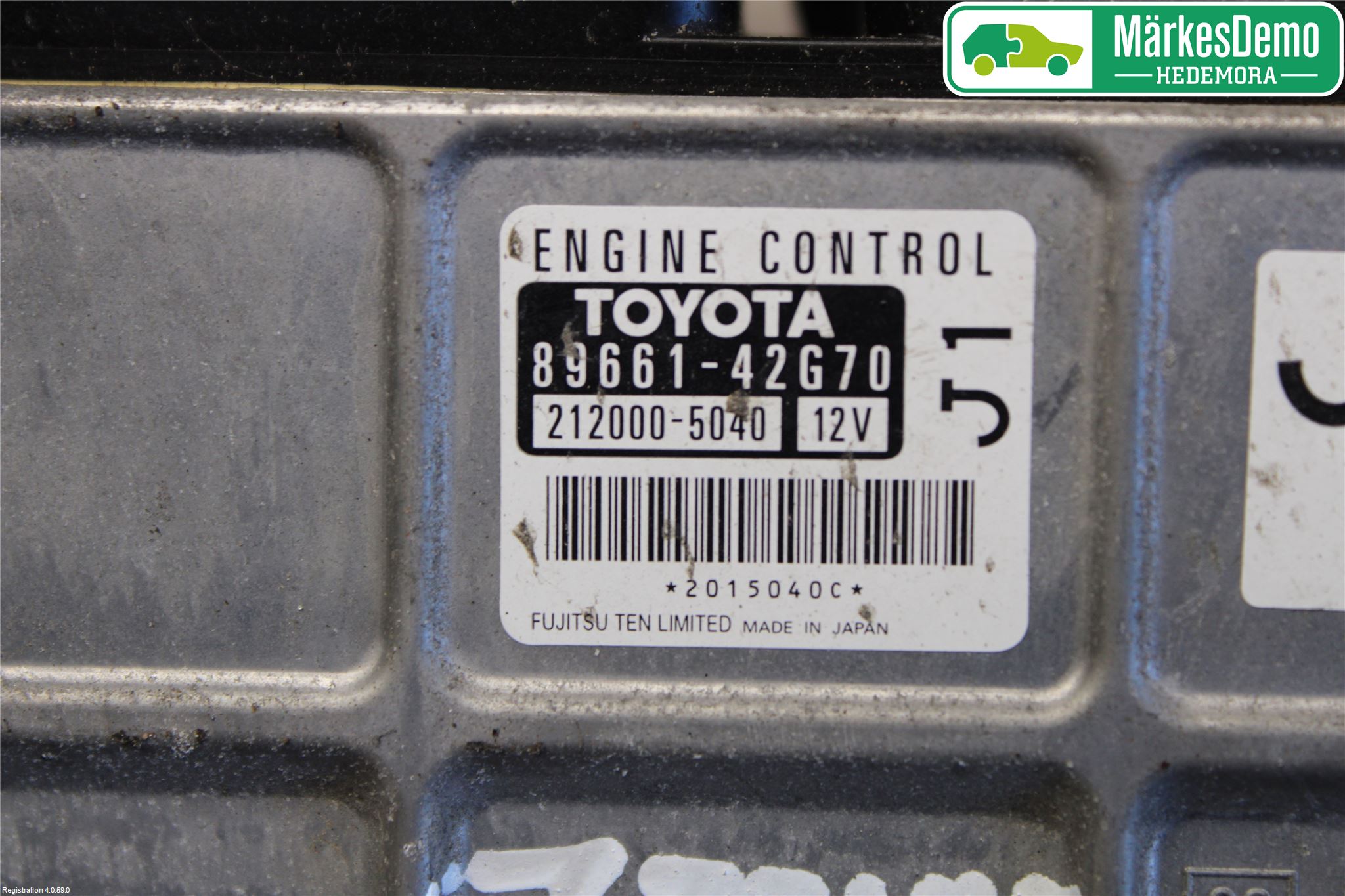 Toyota RAV 4 06-12 Styrenhet Insprut Bensin