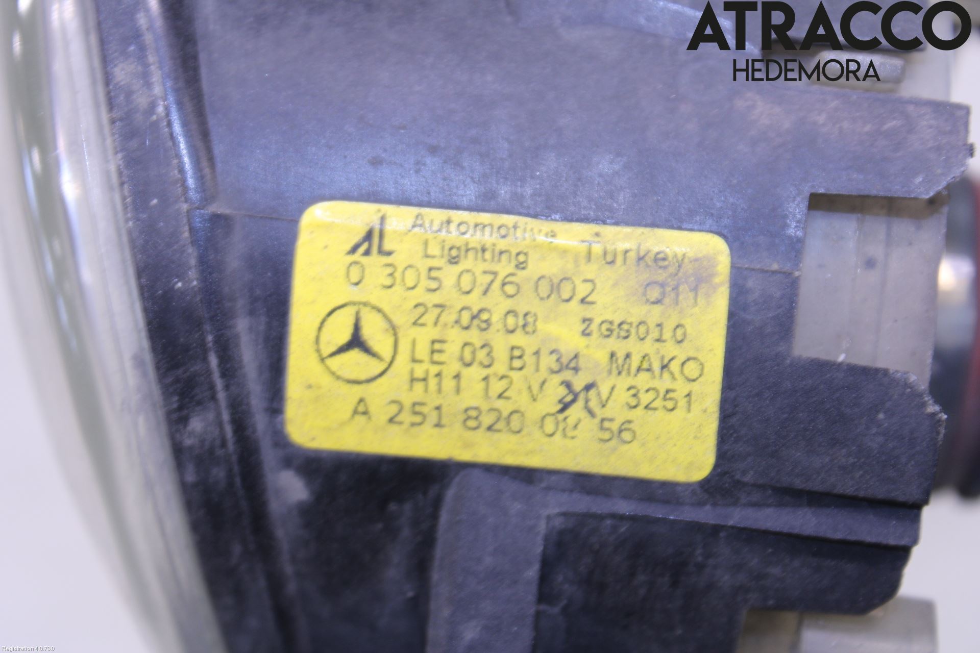 Mercedes-Benz MB B-KLASS (W245) 05-12 Dimljus-Varselljus Fram