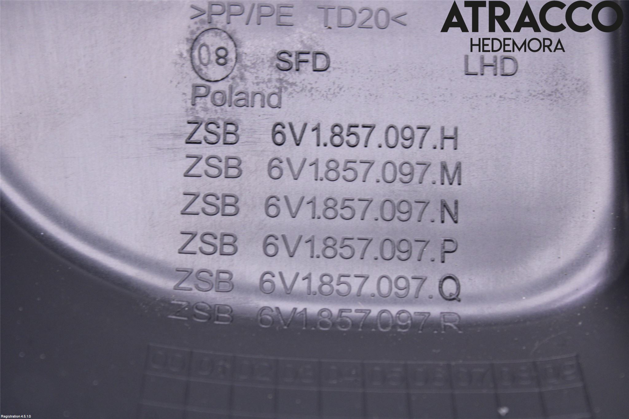 Skoda FABIA 15-21 Handskfack