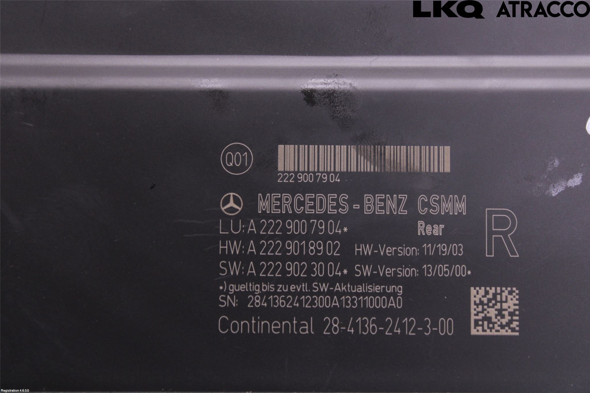 Övriga MB S-CLASS AMG (W221) Styrenhet Övrigt