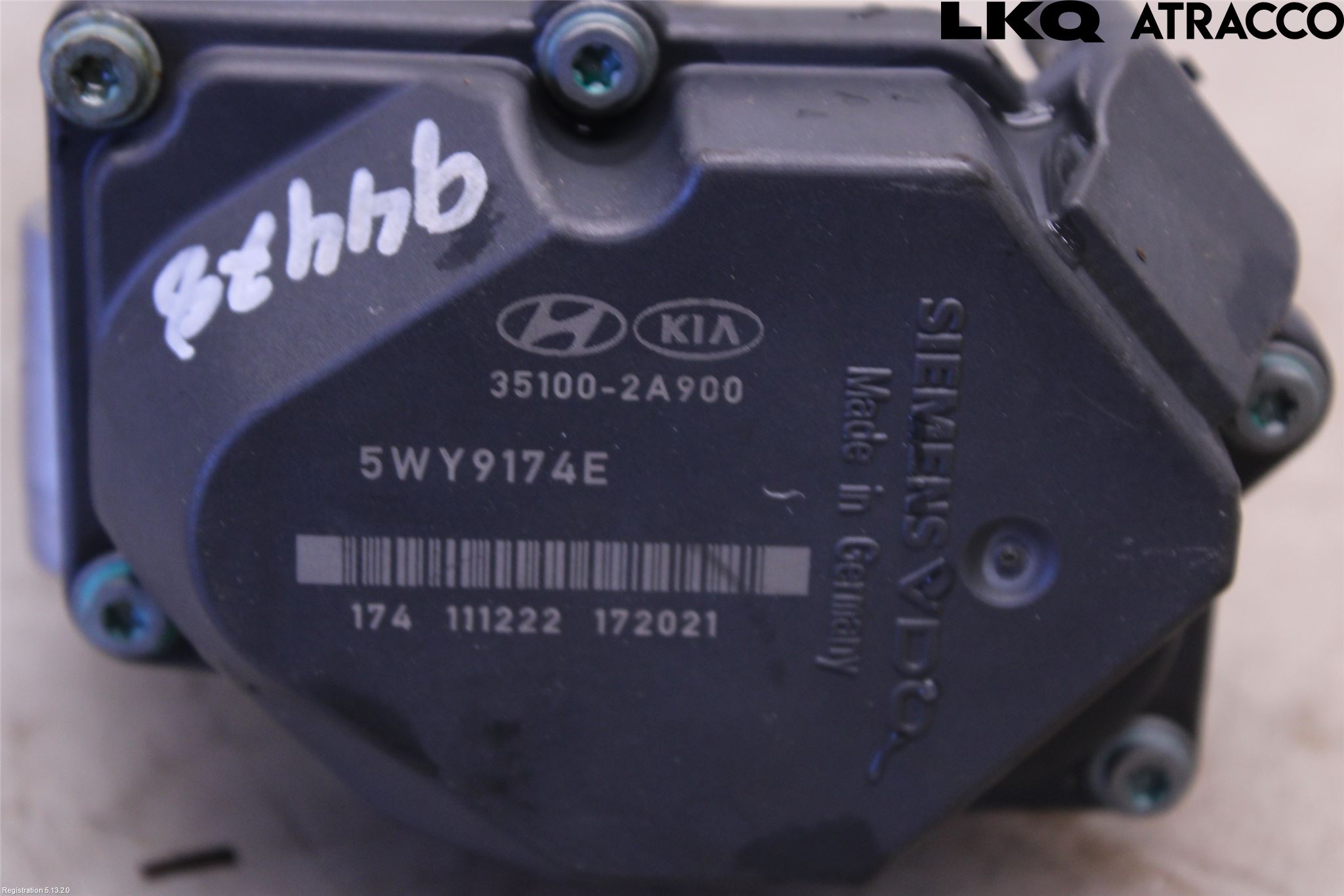 Hyundai ix20 Injspjällhus
