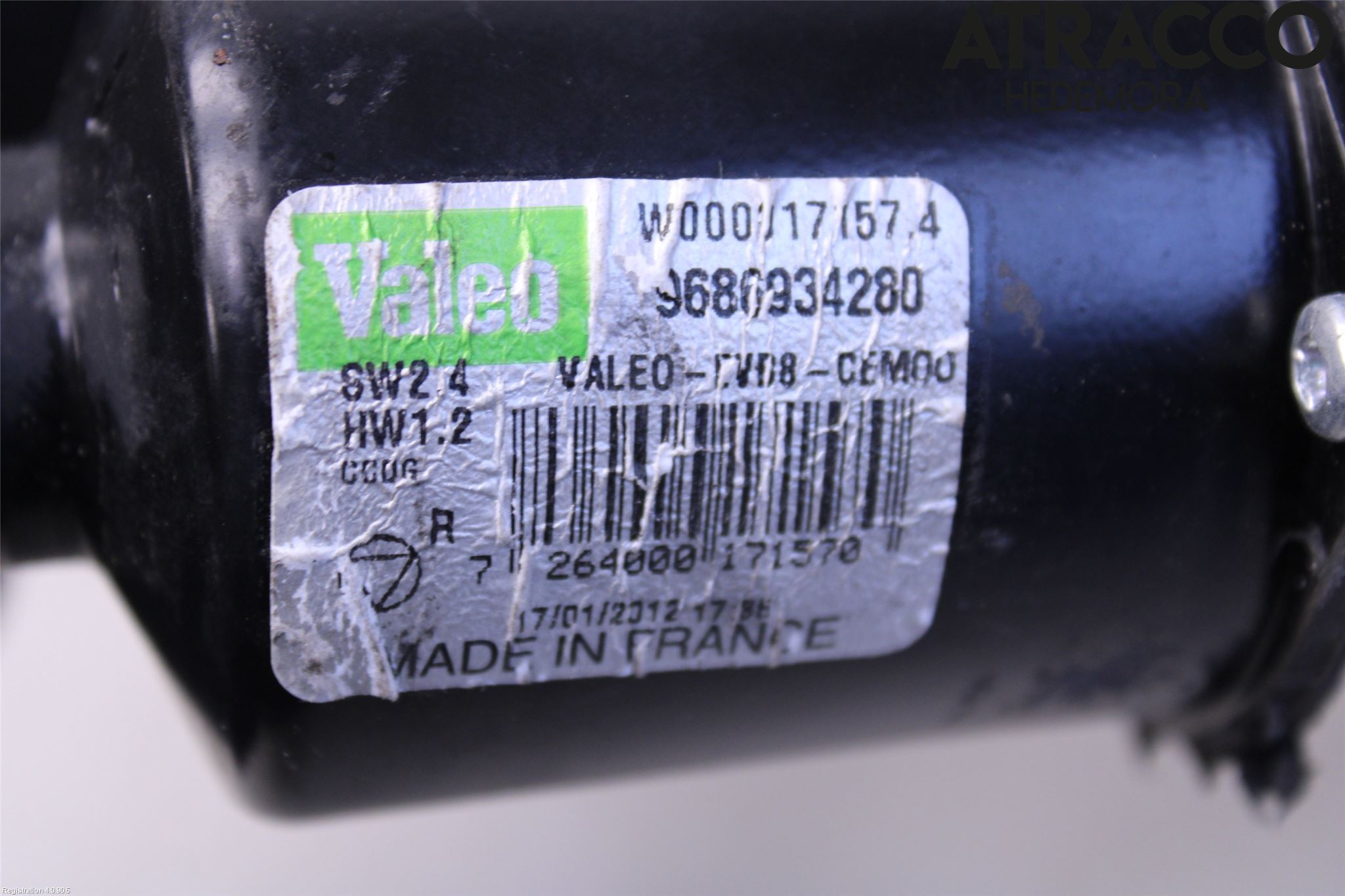 Citroen DS5 Torkarmotor Vindruta