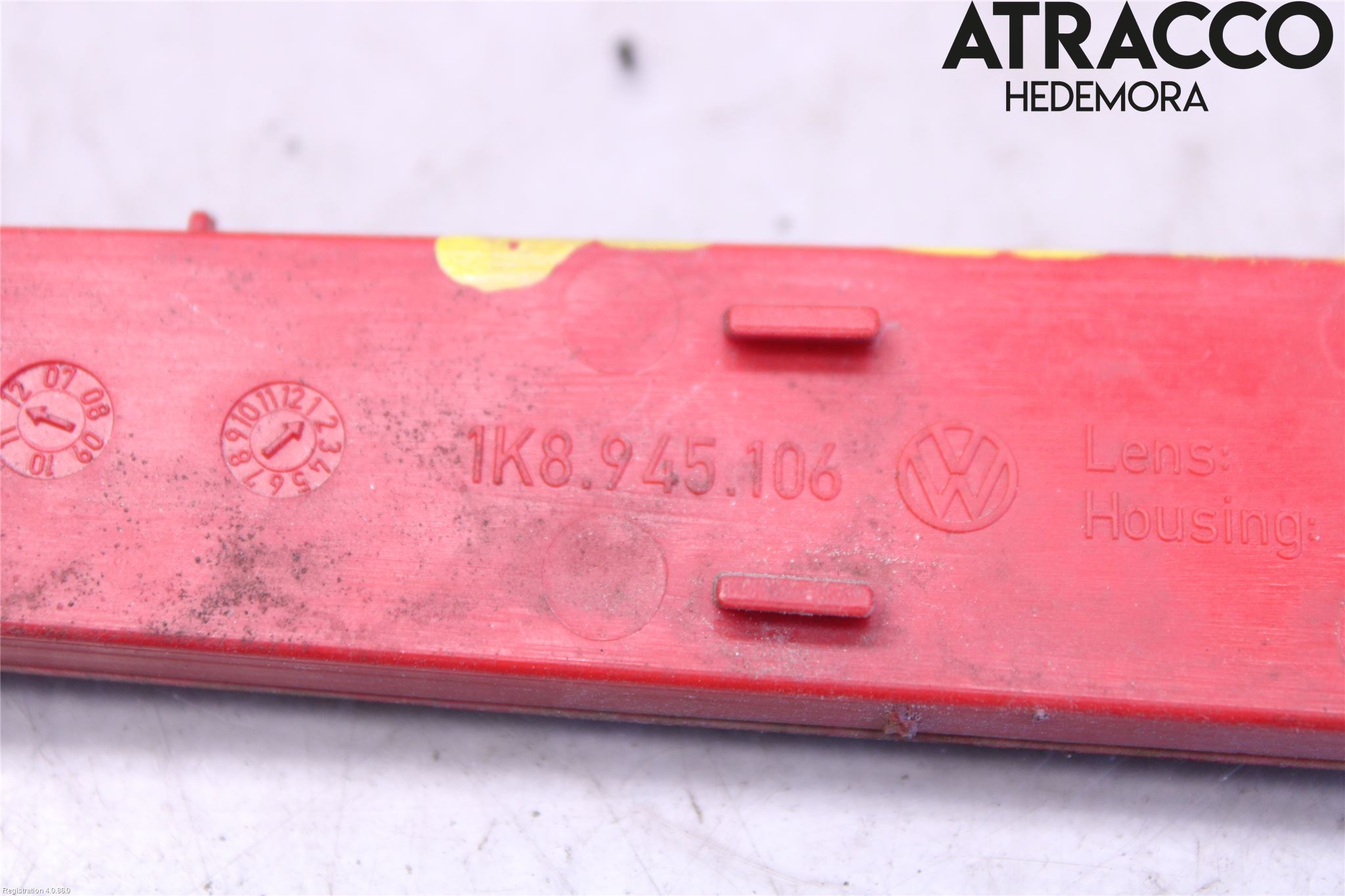 Volkswagen VW SCIROCCO 09-17 Dimljus/Reflex Bak