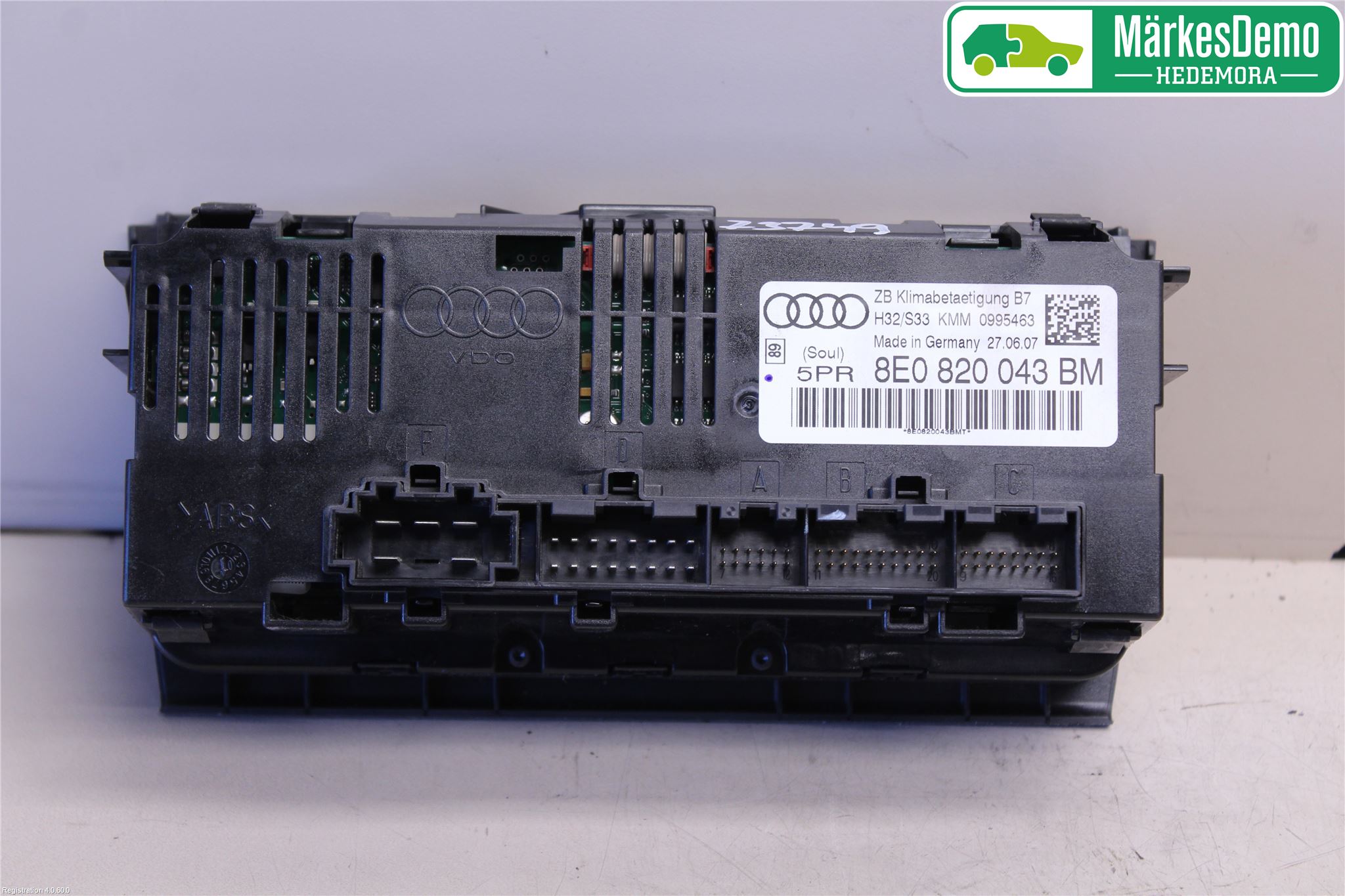 Audi A4/S4 05-07 Ac Styrenhet Ac Manöveren