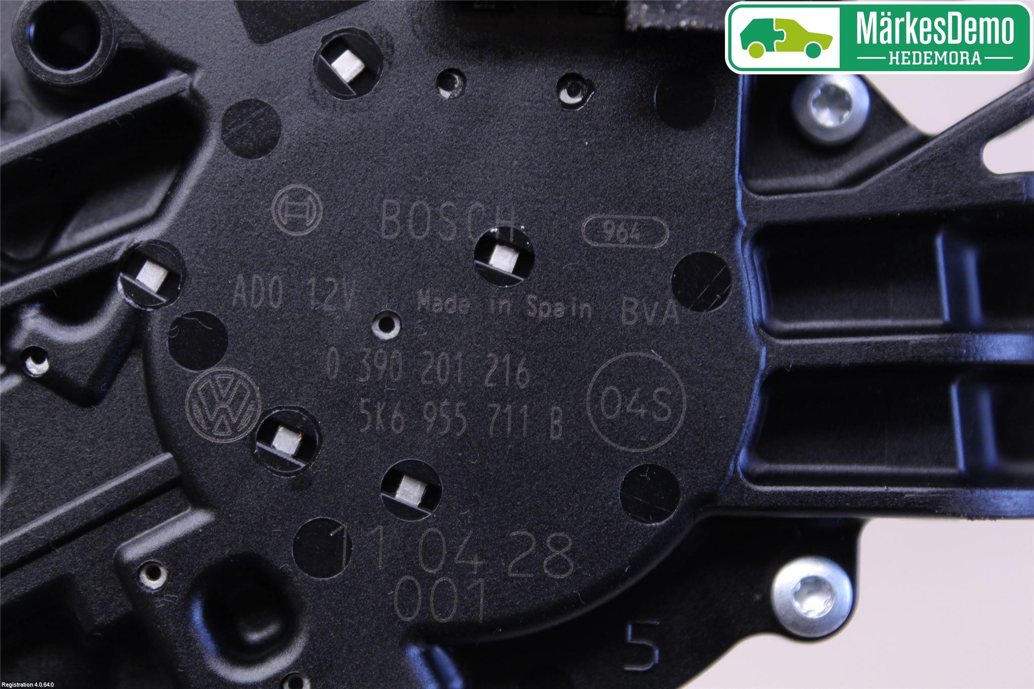 Volkswagen VW TOURAN 10-15 Torkarmotor Baklucka