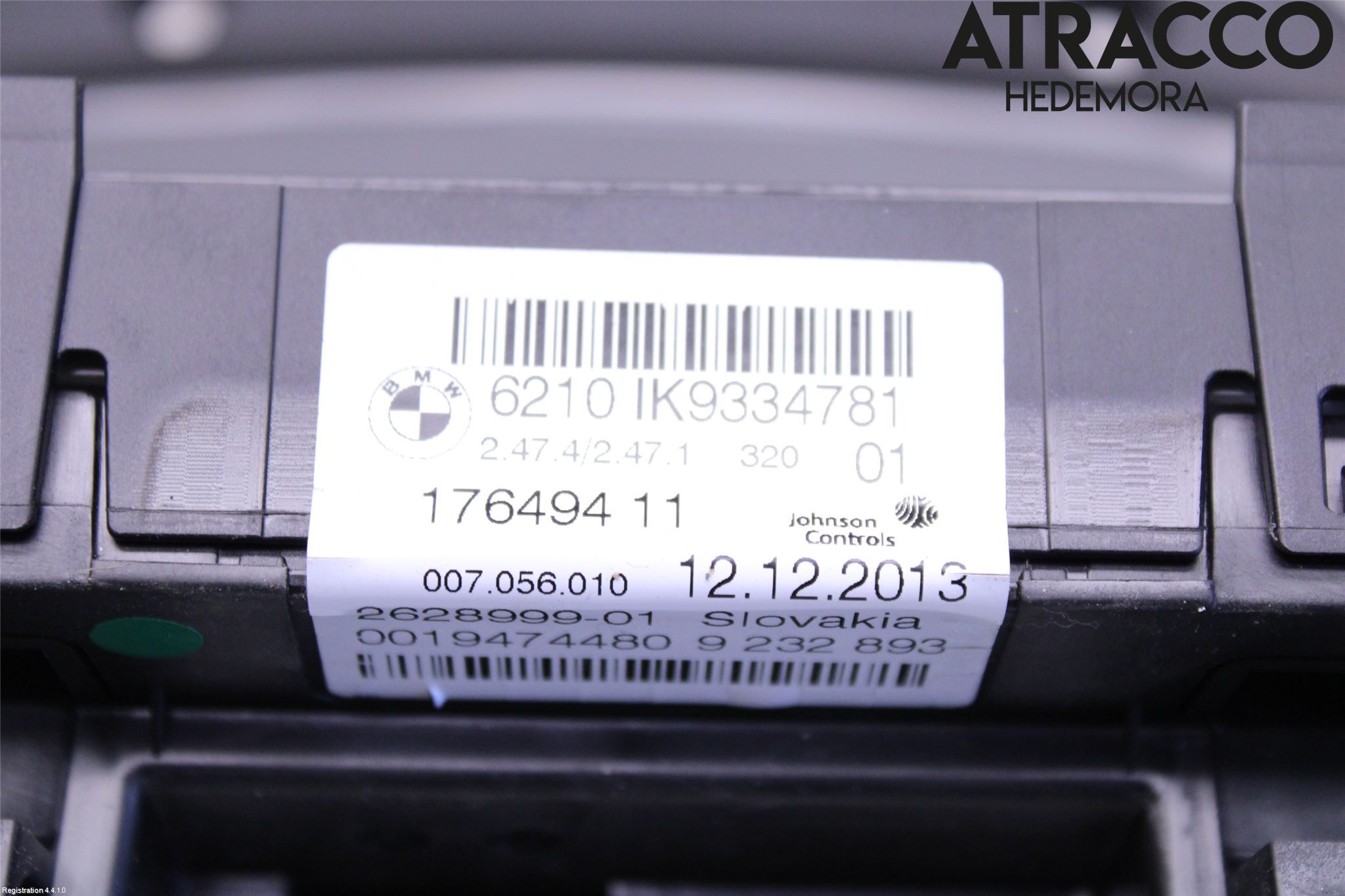 BMW 3 GT F34 13-19 Instrument Komb