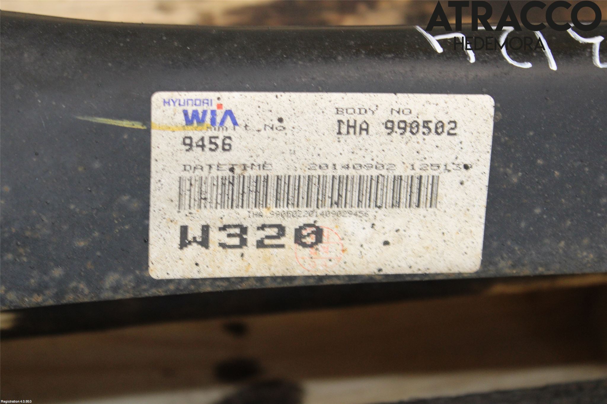 Kia RIO 12-16 Bakaxelbalk