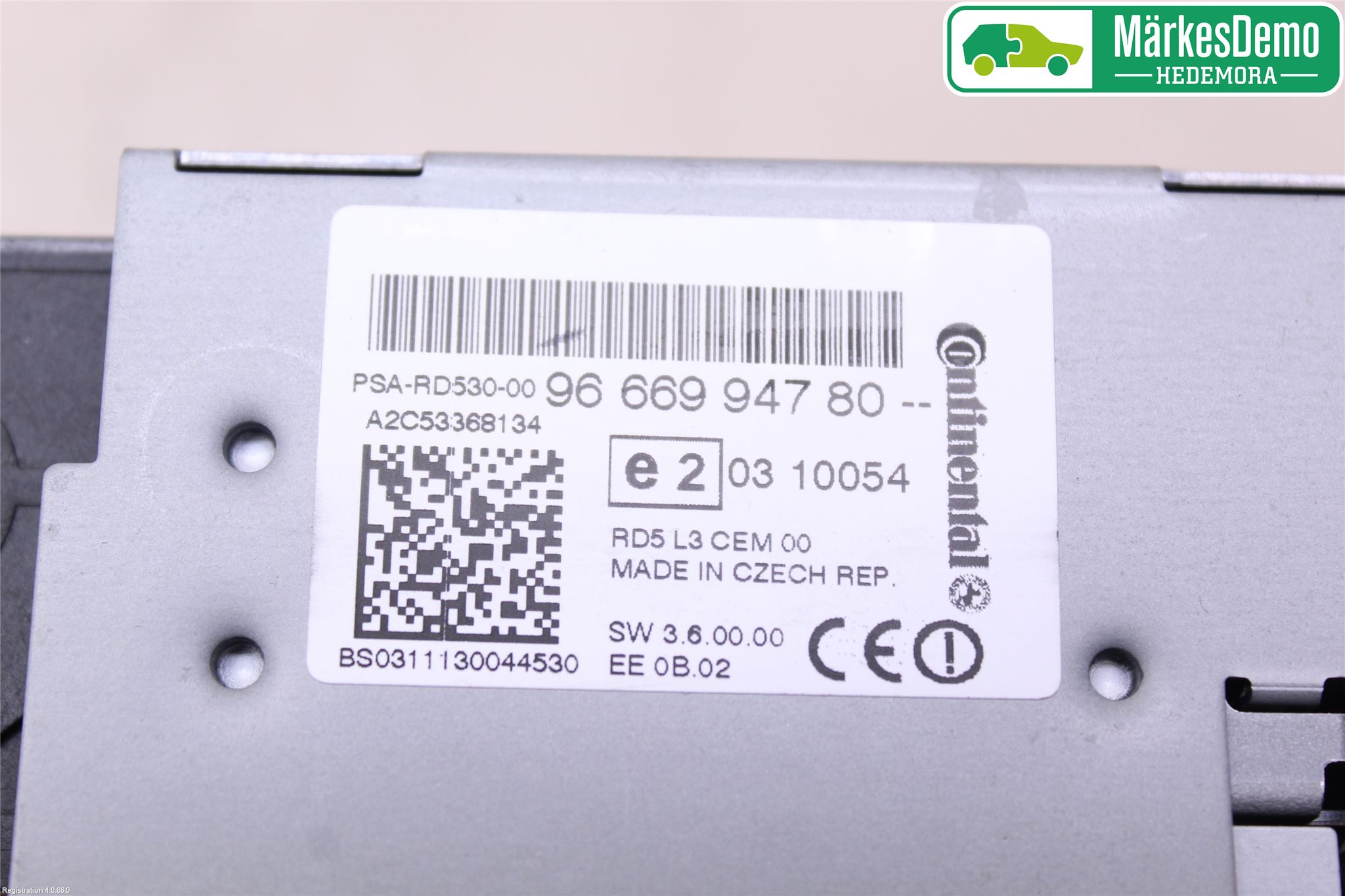 Citroen C4 II 11-18 Cd Radio - Multimediapanel