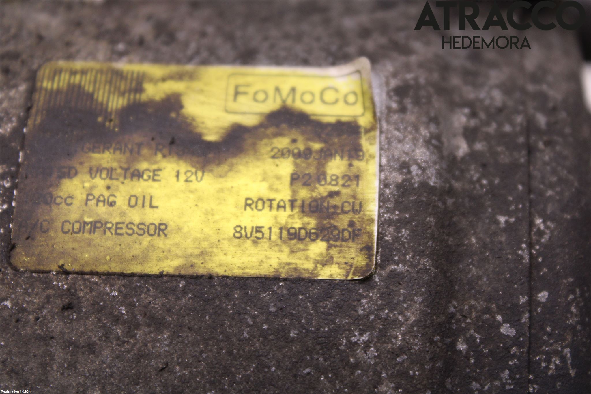 Ford FIESTA 09-12 Ac Kompressor