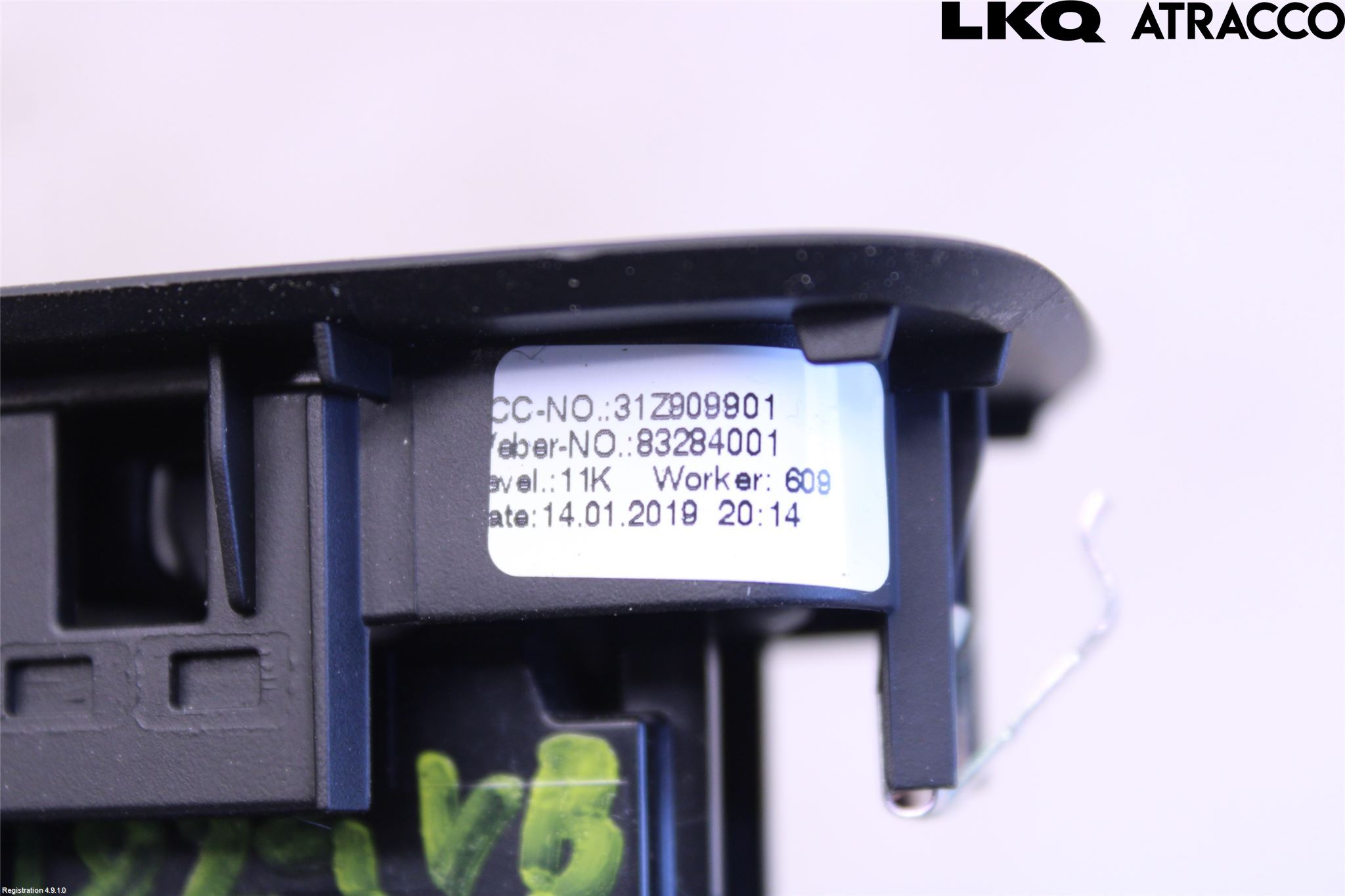 Volvo V60 19- Strömställare Elhiss