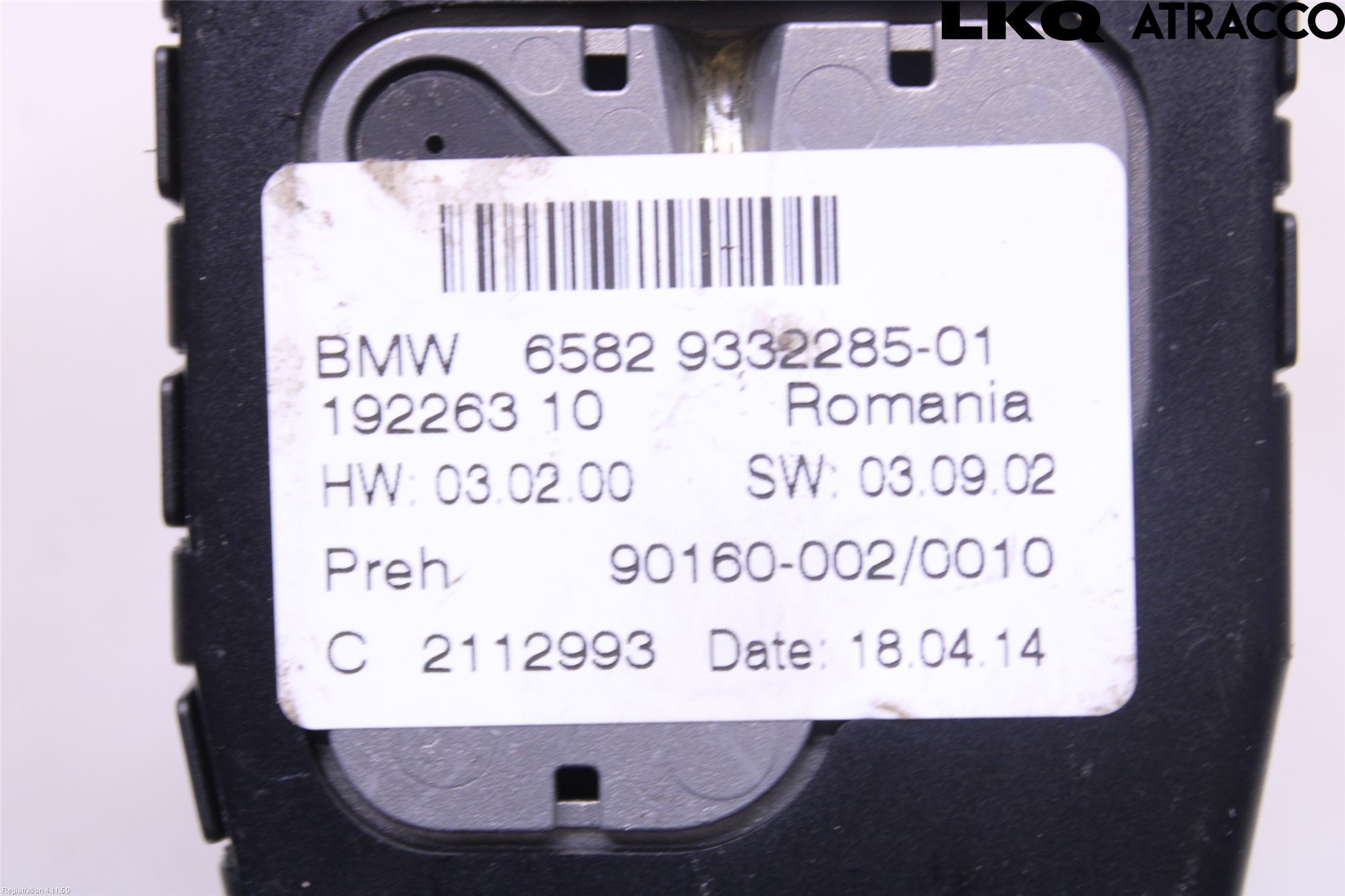 BMW 3 F30/F31/F80 12-19 Strömställare Färddator