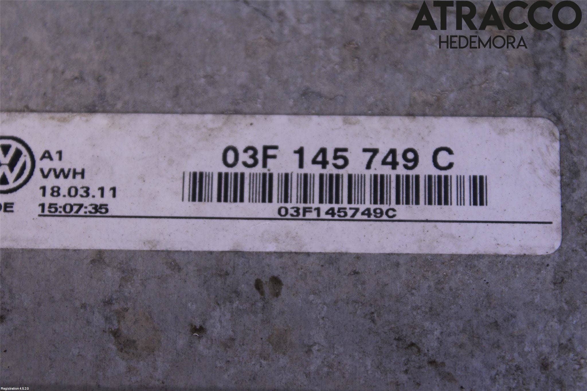 Skoda SUPERB 09-15 Laddluft-Intercooler Kyl