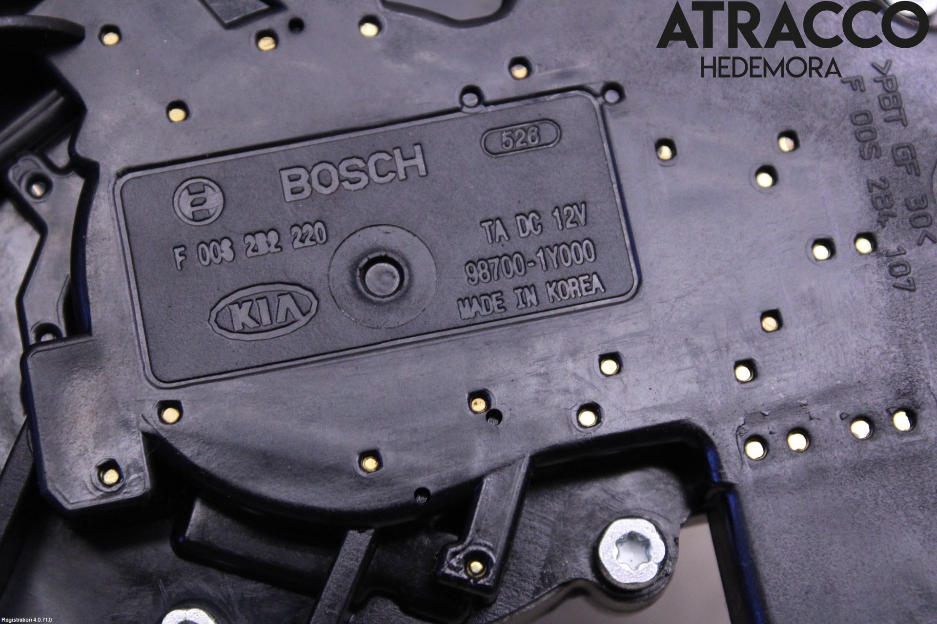 Kia PICANTO 12-17 Torkarmotor Baklucka