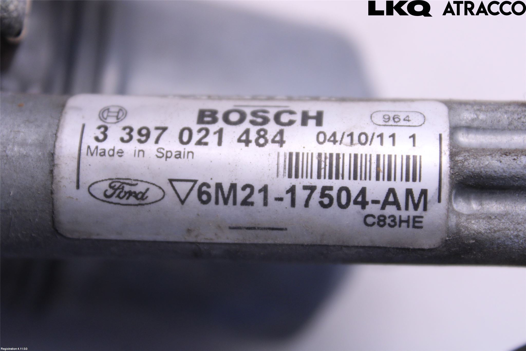 Ford S-MAX 06-15 Torkarmotor Vindruta