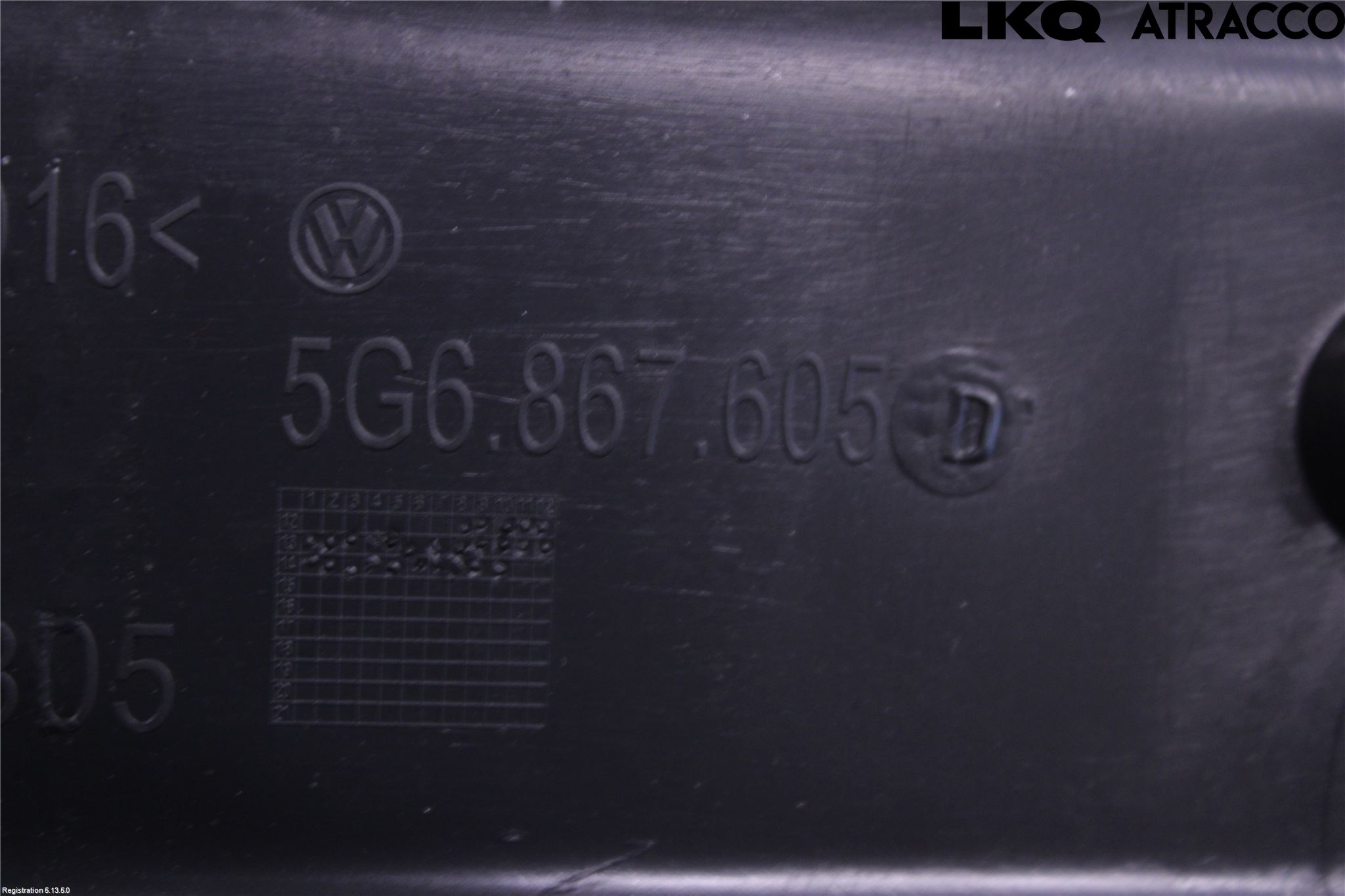 Volkswagen VW GOLF / E-GOLF VII 13-20 Inredning Bakluckeklädsel