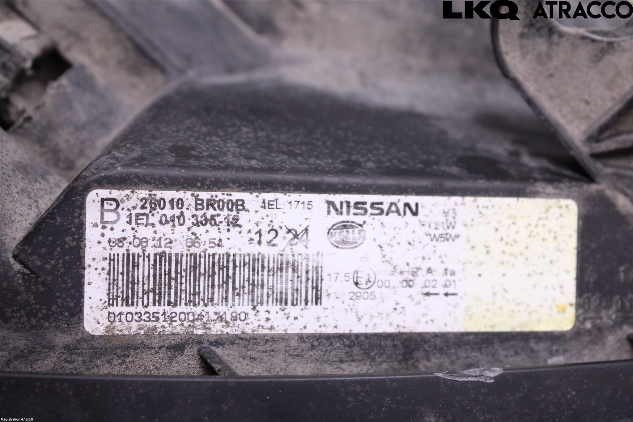 Nissan QASHQAI+2  10-14 Strålkastare Höger