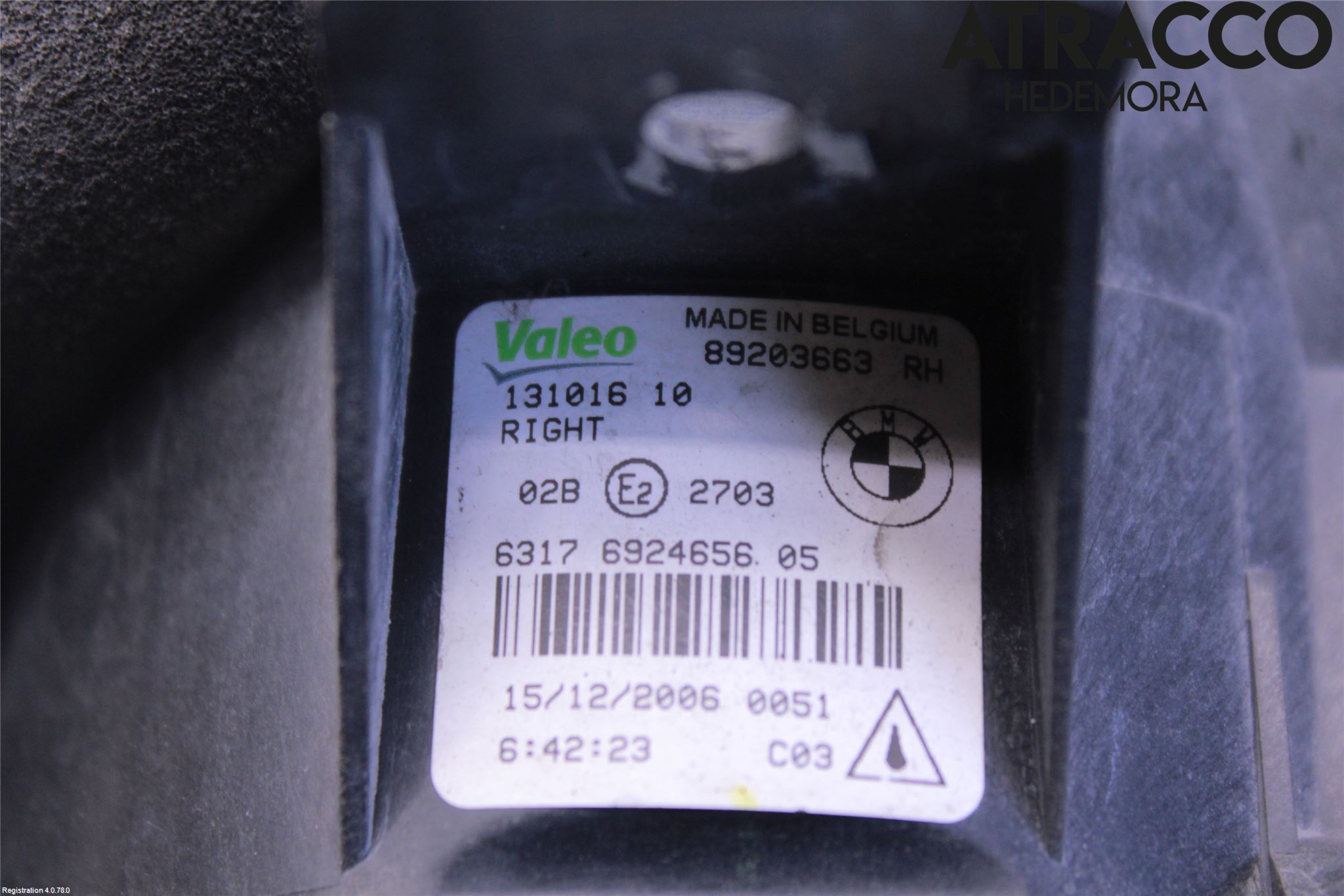 BMW X3 E83     03-10 Dimljus-Varselljus Fram