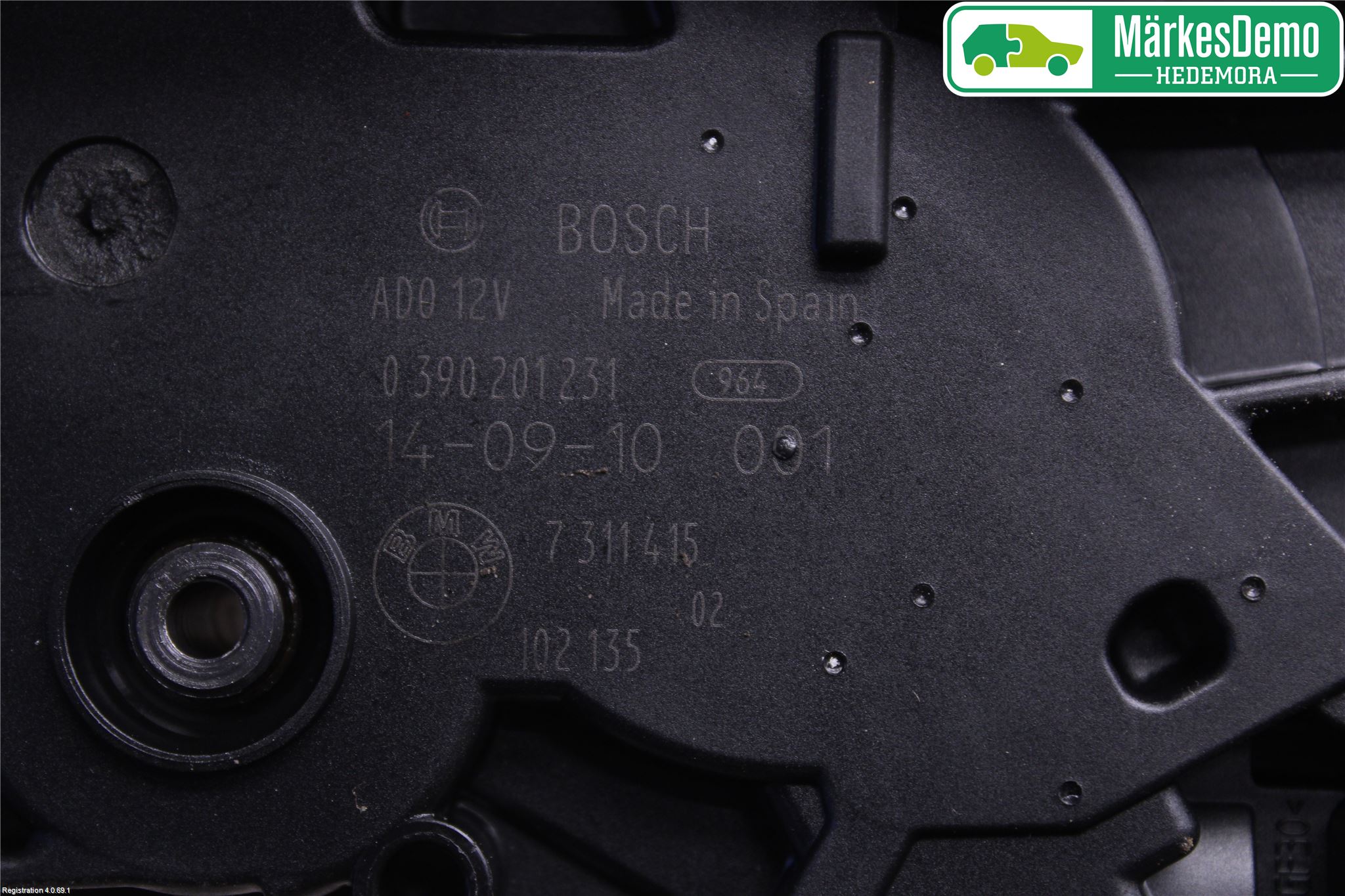 BMW 3 F30/F31/F80 12-19 Torkarmotor Baklucka